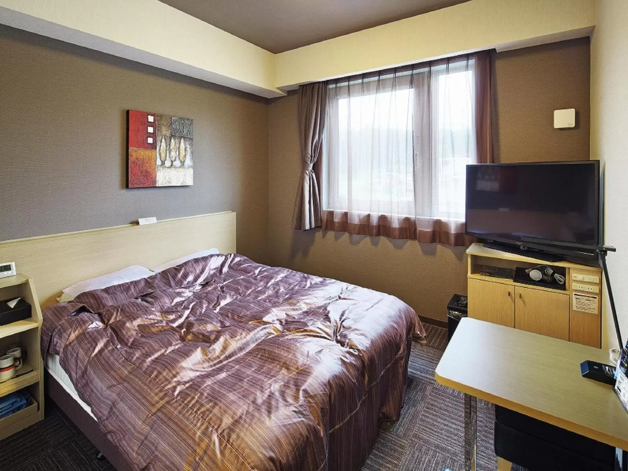 Photo of the whole room, Bed in Hotel Route-inn Yaita