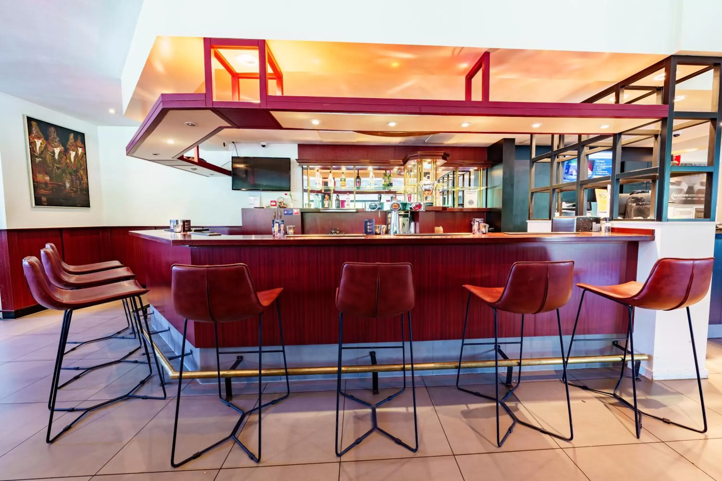 Lounge or bar, Lounge/Bar in Bastion Hotel Rotterdam Zuid