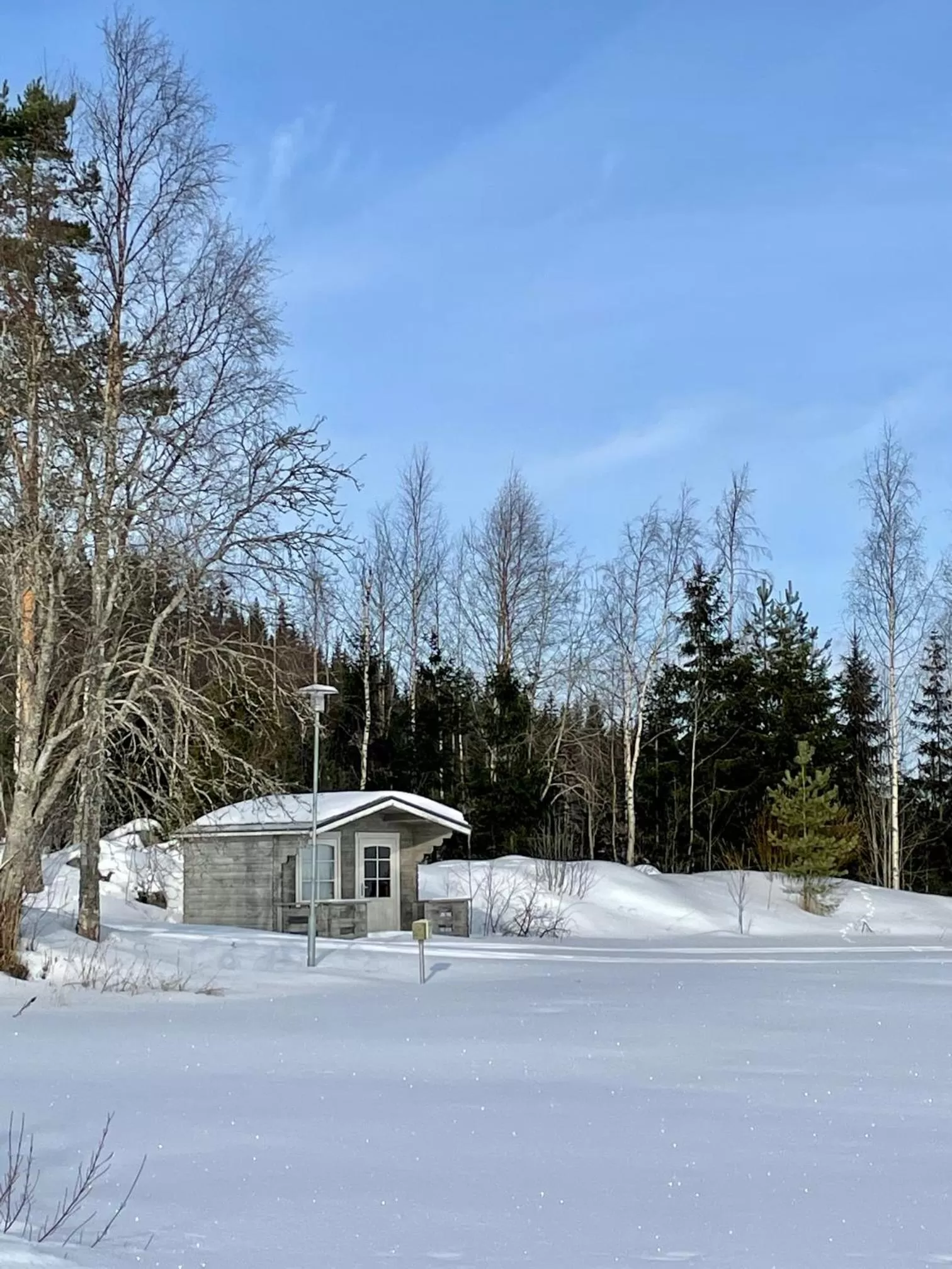 Winter in Lamminmäen Juhla ja Peti