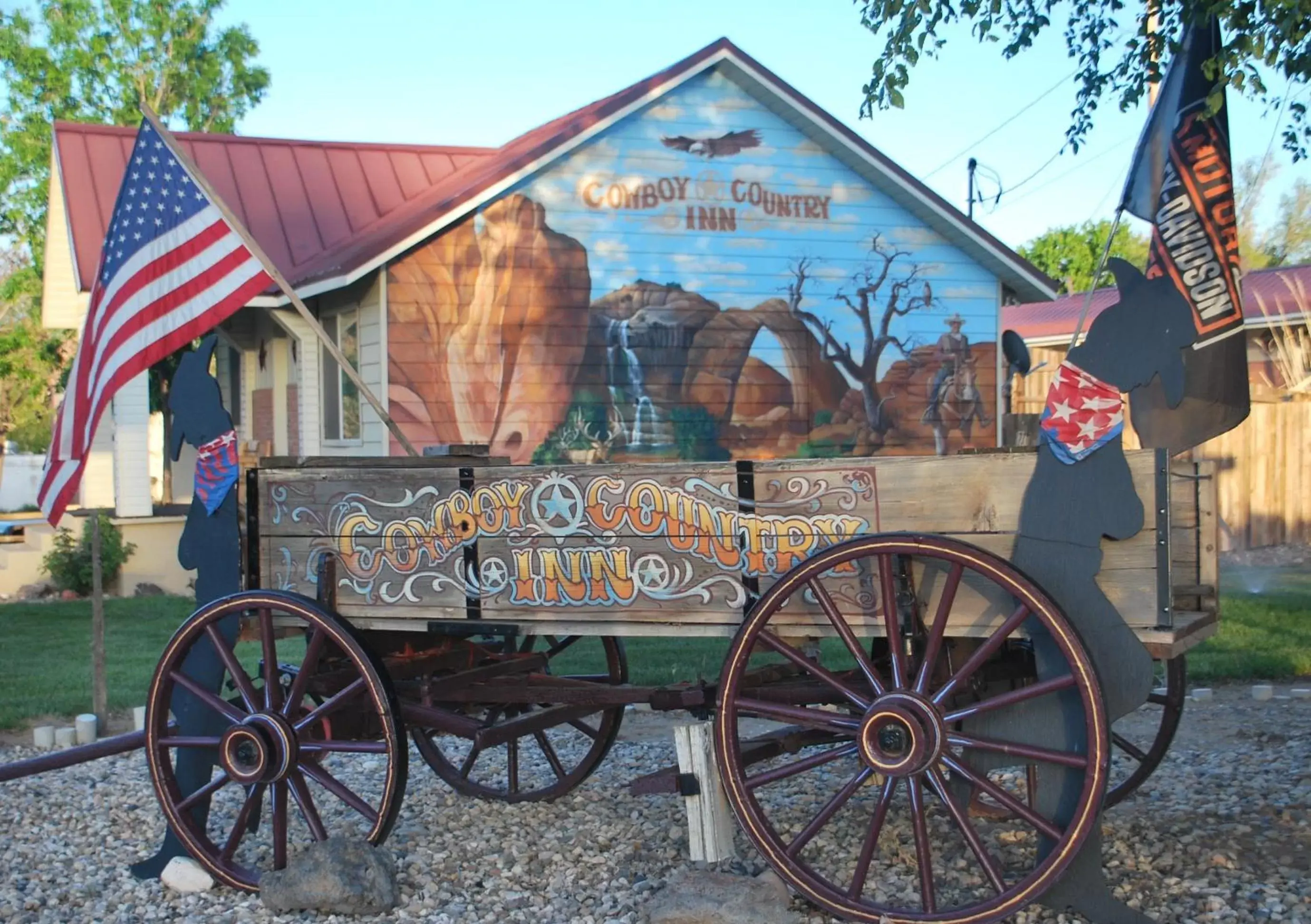 Property building in Cowboy Country Inn