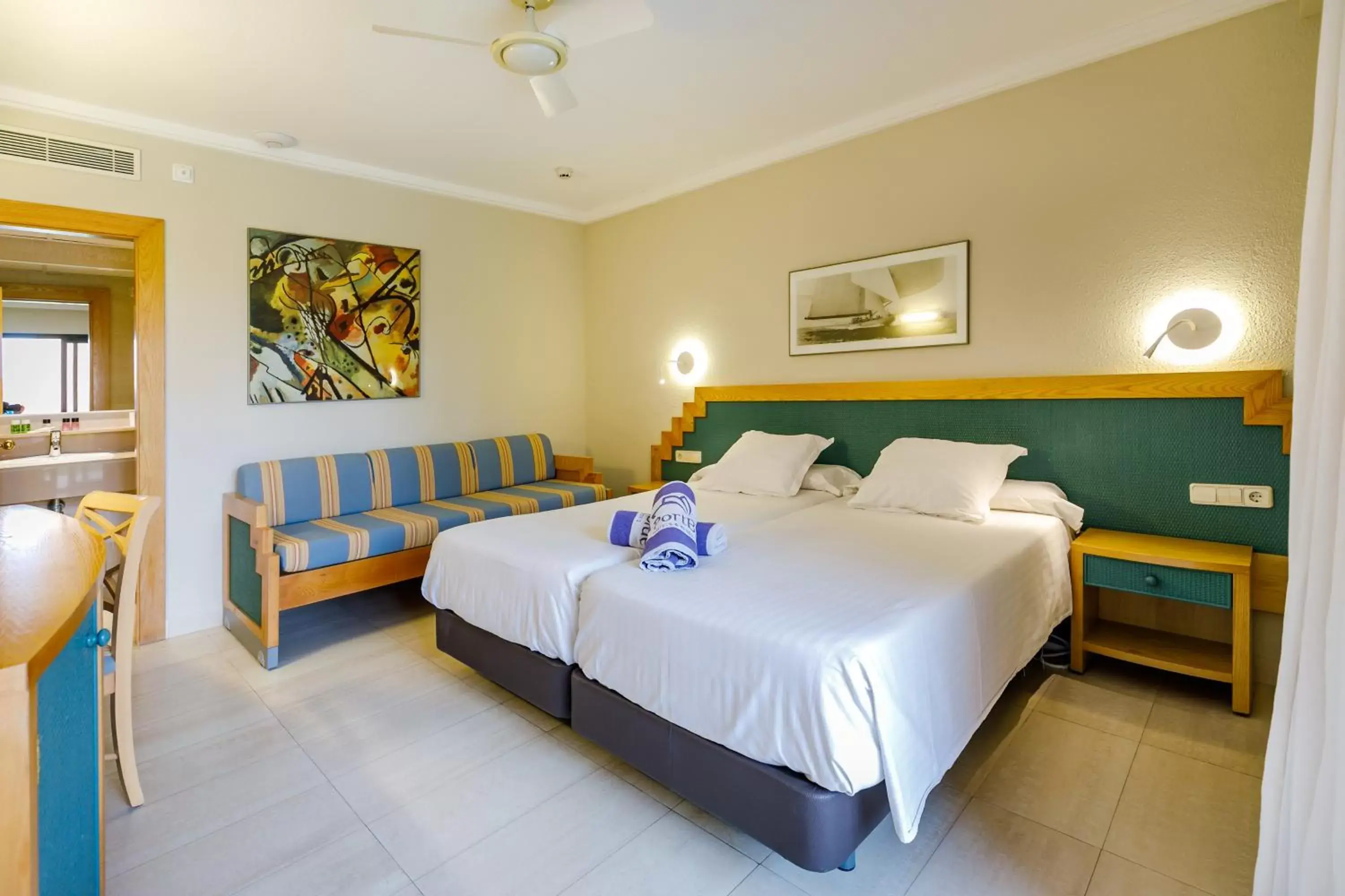 Bedroom, Bed in PortBlue Club Pollentia Resort & Spa