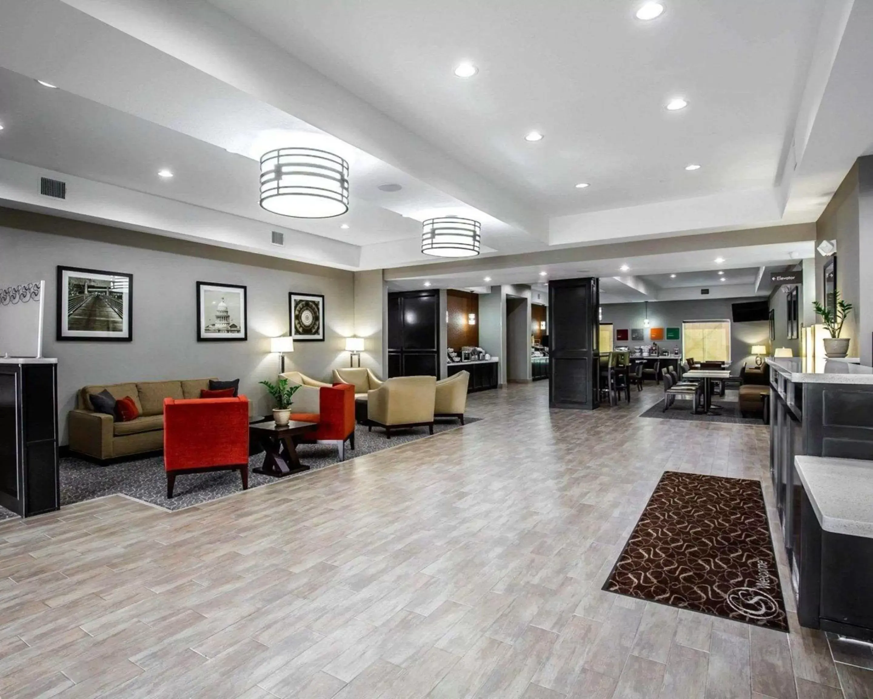 Lobby or reception, Lobby/Reception in Comfort Suites Houston Northwest Cy-Fair