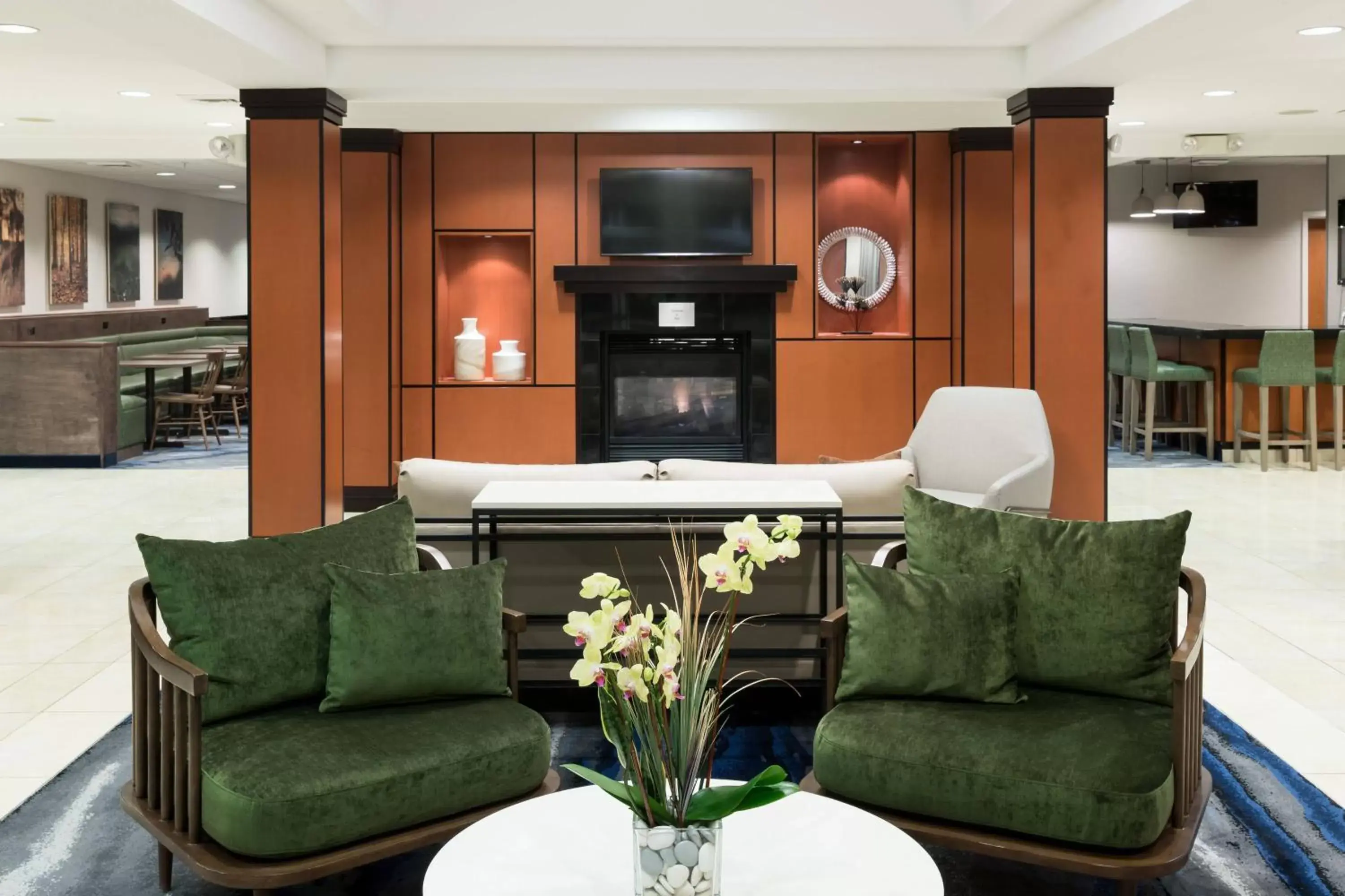 Lobby or reception, Seating Area in Fairfield Inn & Suites Kansas City Overland Park