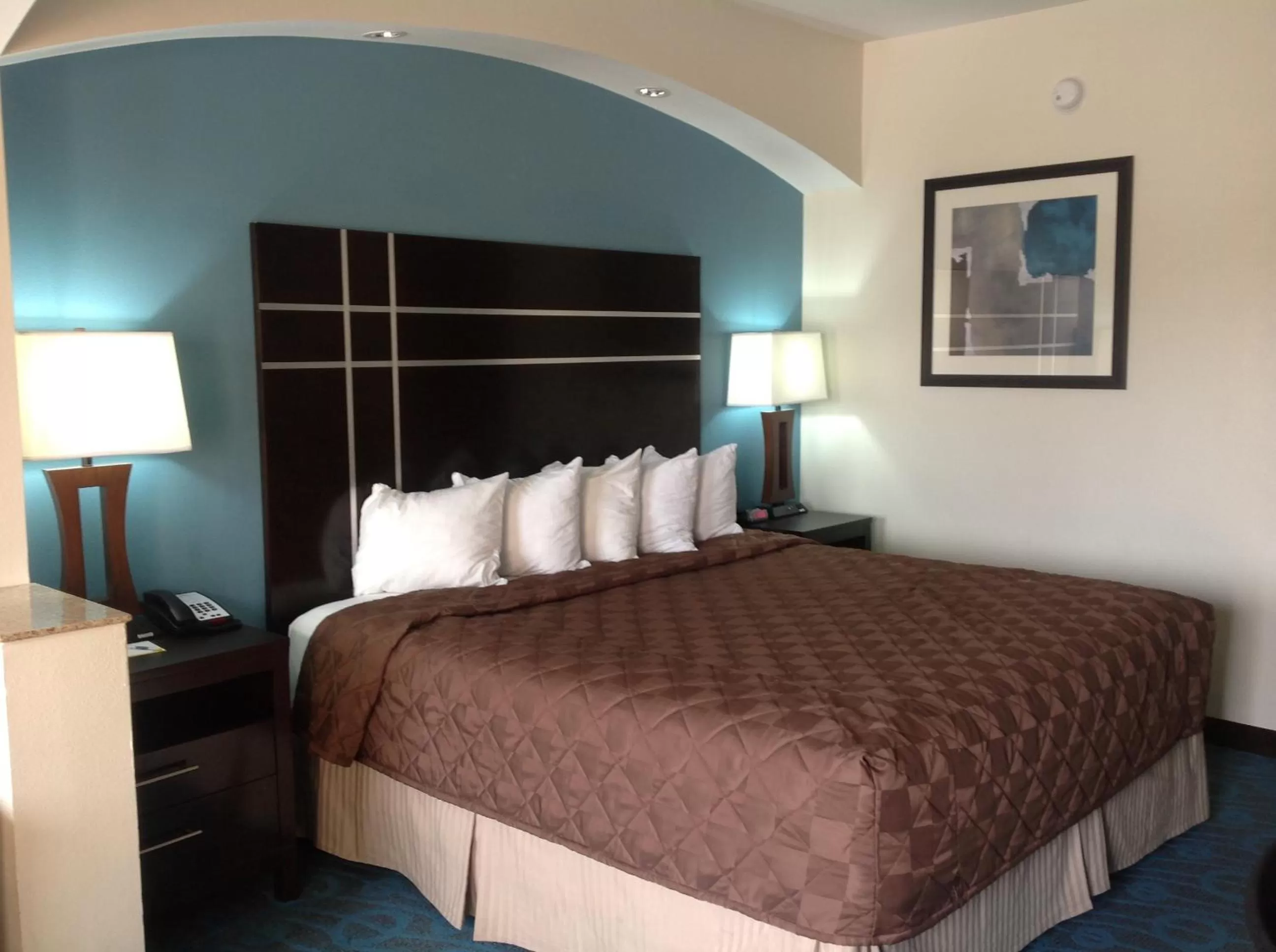 King Room with Roll-In Shower - Mobility/Hearing Accessible - Non-Smoking in Days Inn by Wyndham Humble/Houston Intercontinental Airport