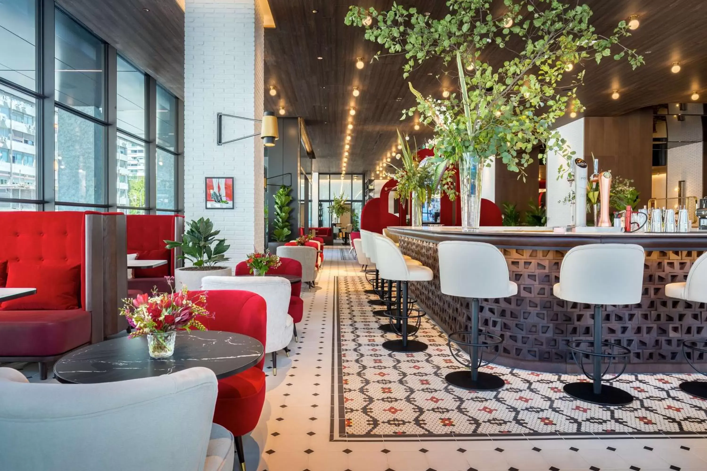 Lounge or bar, Lounge/Bar in Canopy by Hilton Madrid Castellana