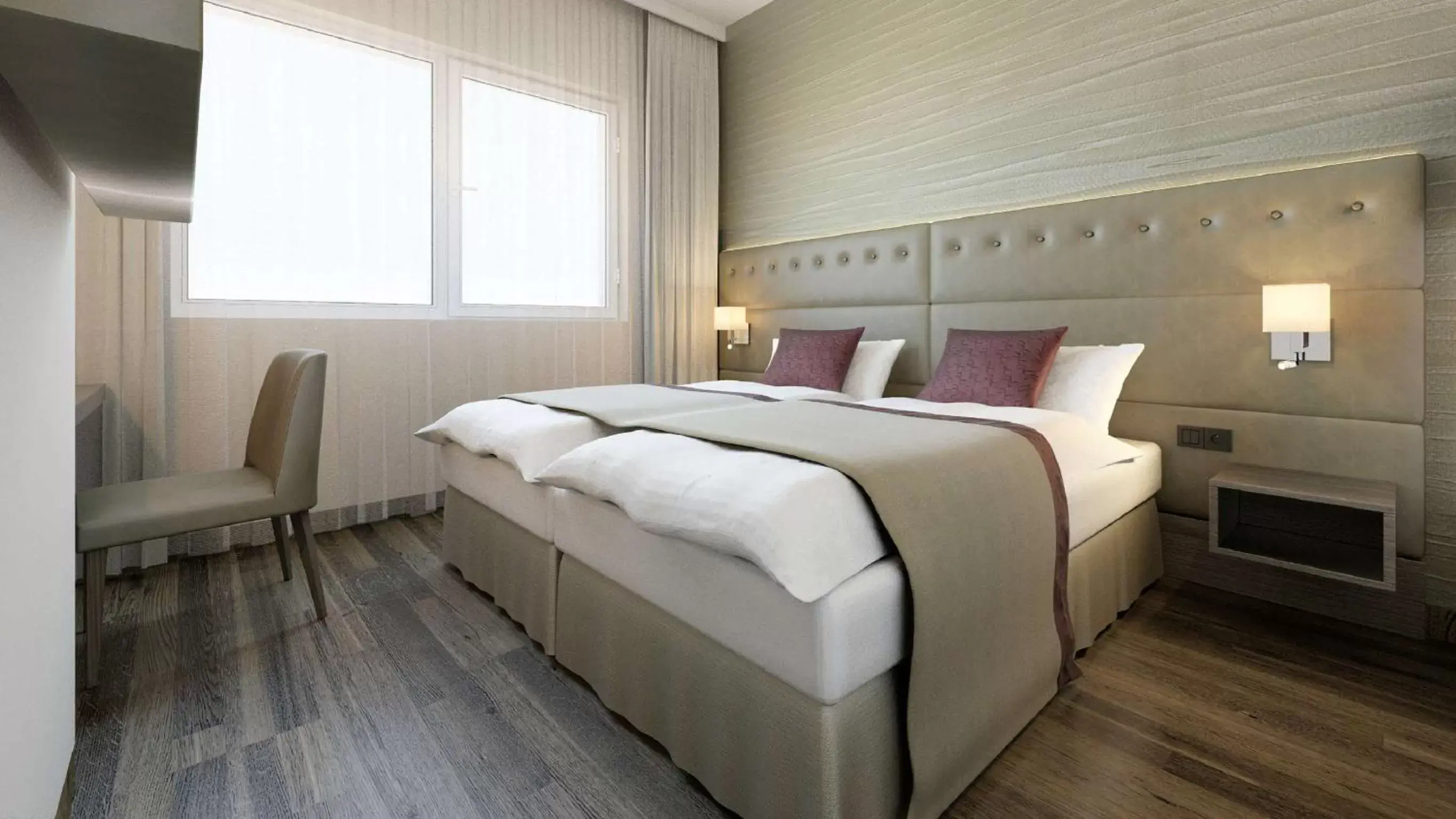 Photo of the whole room, Bed in Wyndham Grand Salzburg Conference Centre
