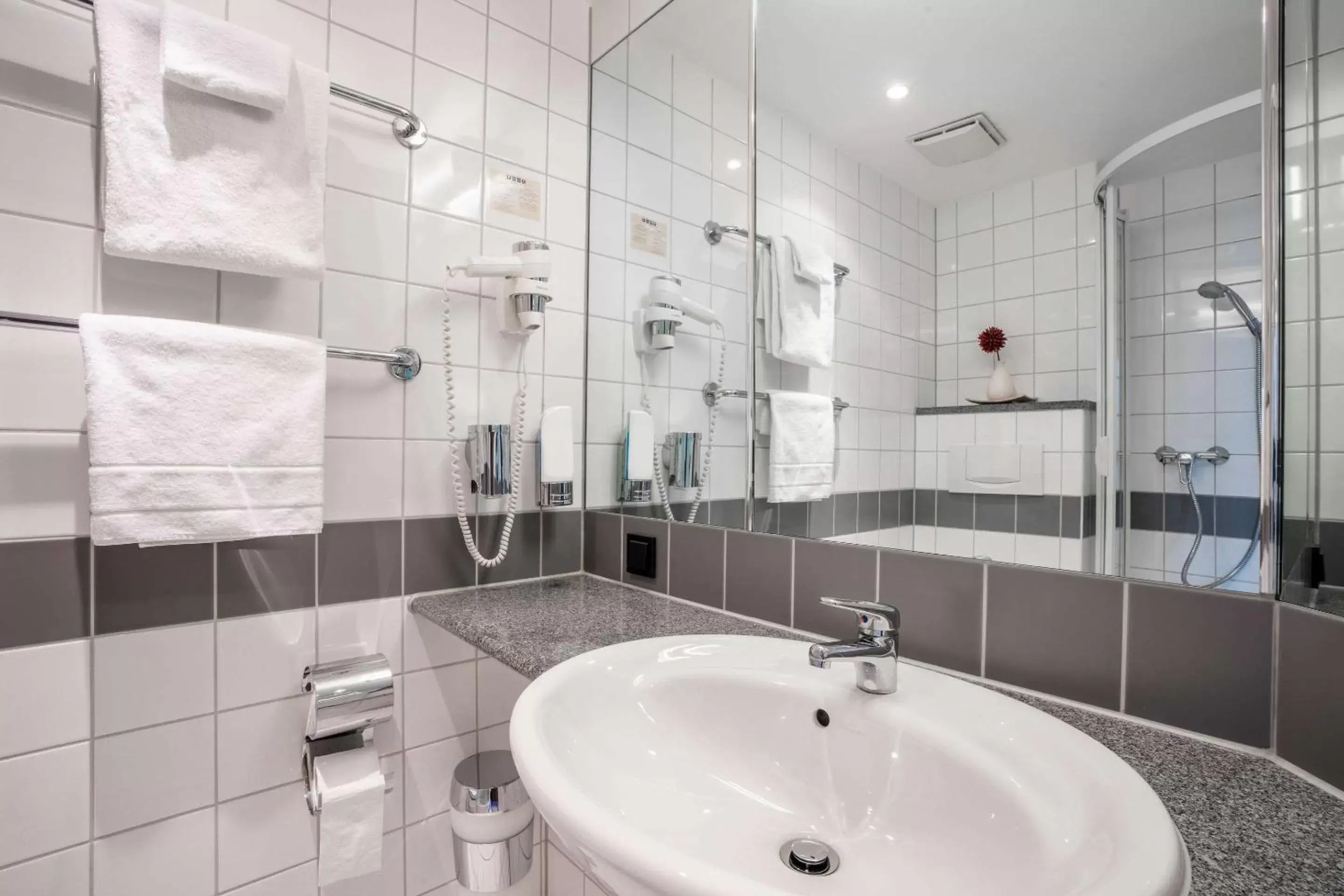 Bathroom in Quality Hotel & Suites Muenchen Messe