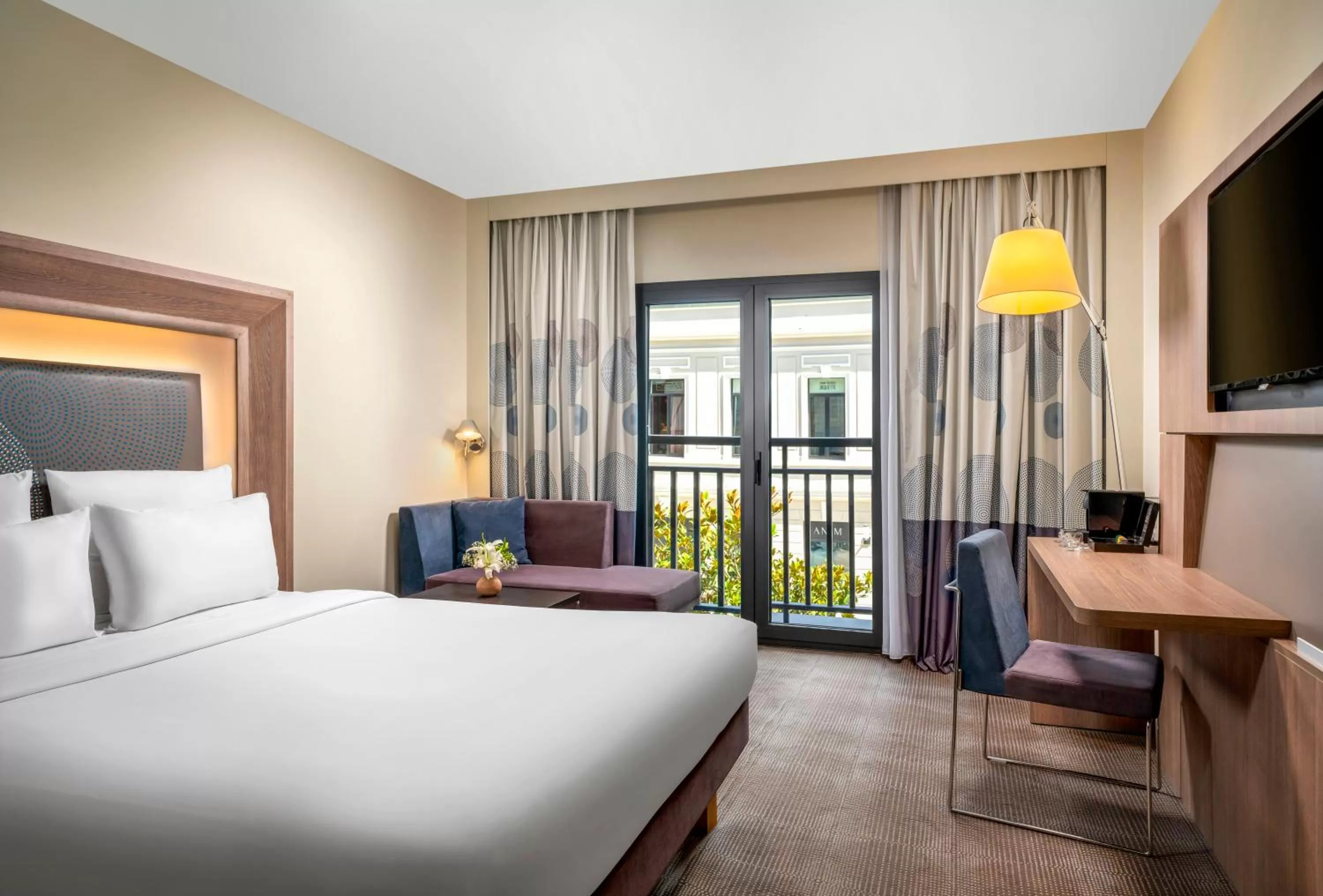 View (from property/room), Bed in Novotel Istanbul Bosphorus Hotel