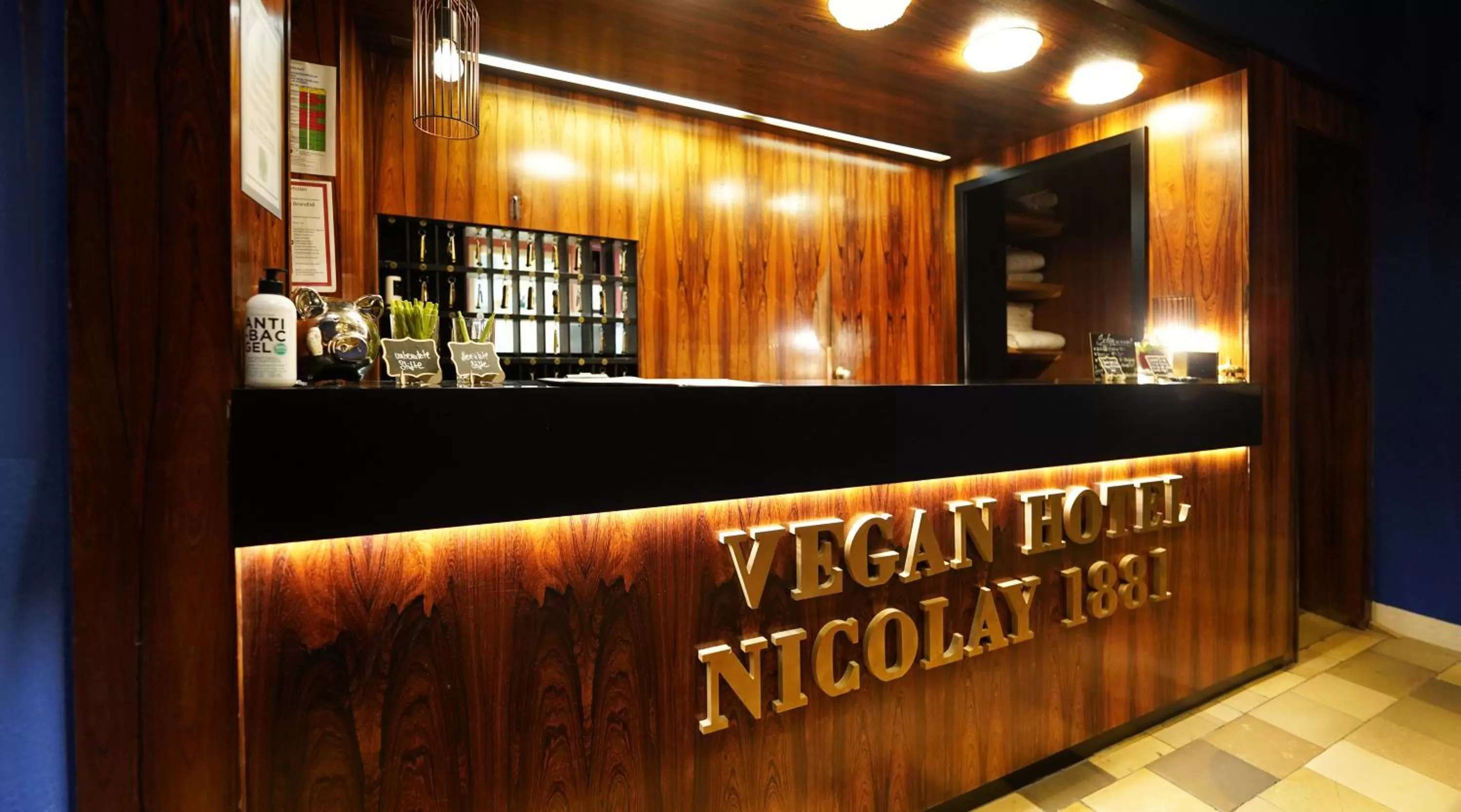 Lobby or reception in Vegan Hotel und Restaurants Nicolay 1881