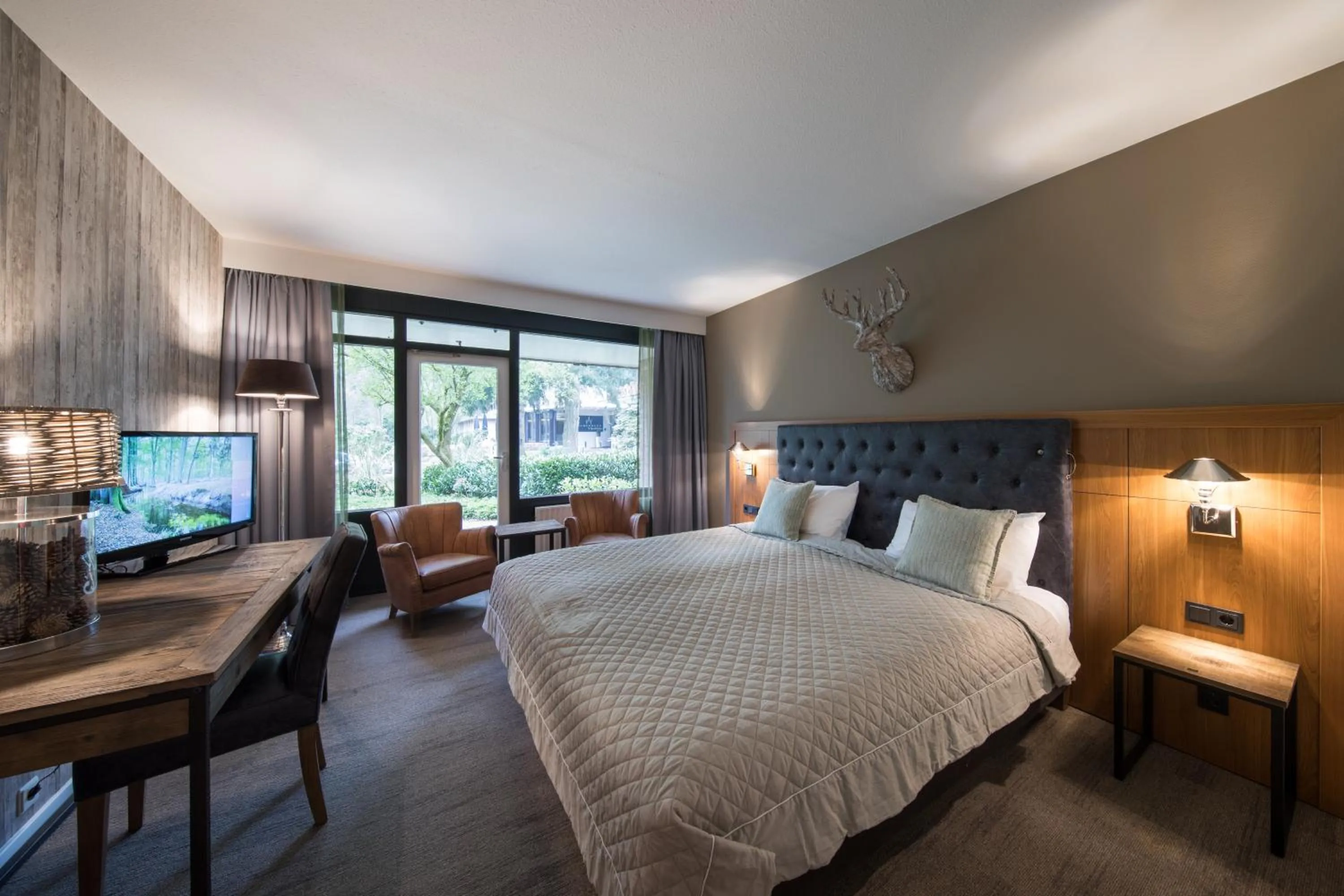 Coffee/tea facilities, Bed in Bilderberg Hotel 't Speulderbos