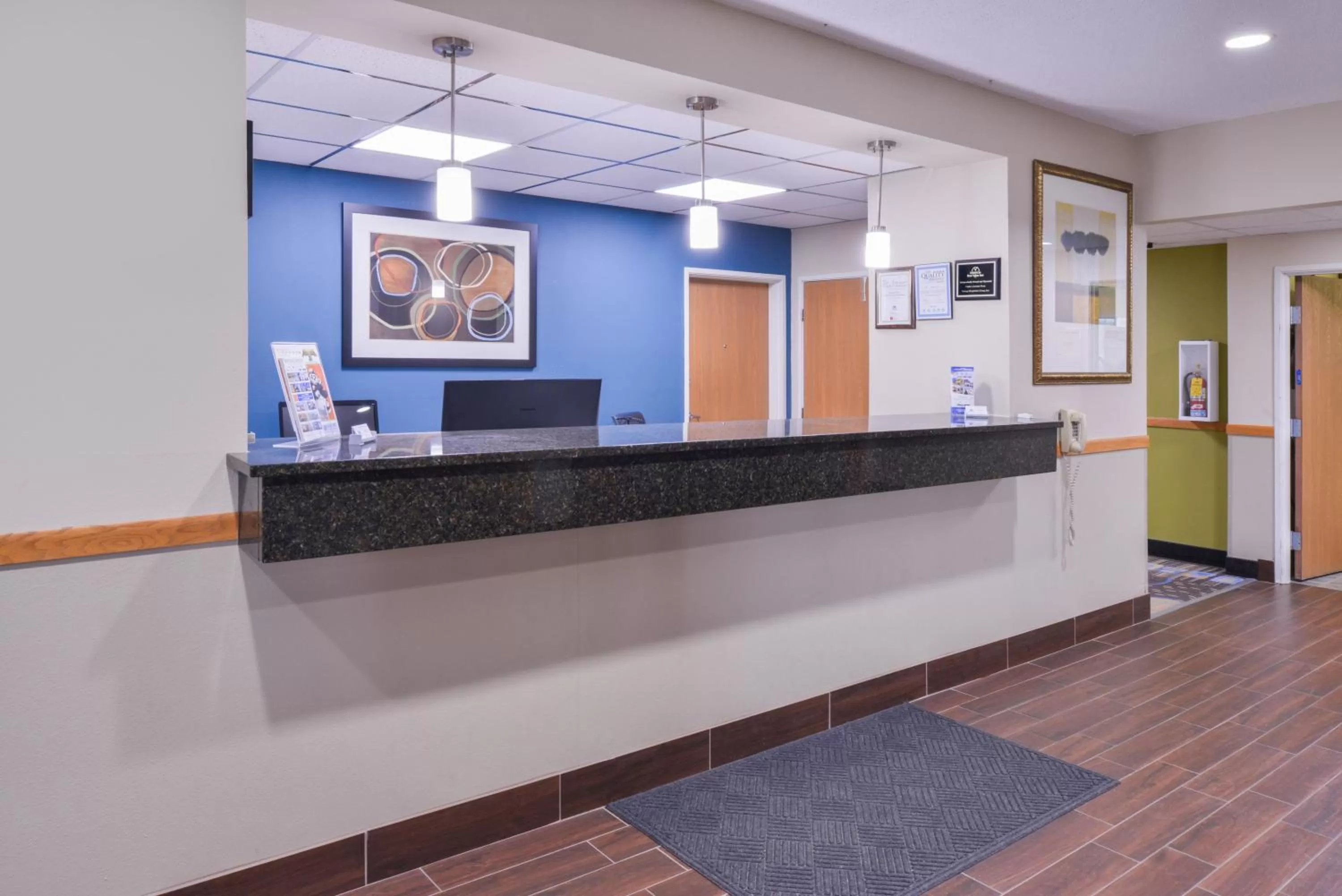 Lobby or reception in Regency Inn Geneseo IL I-80