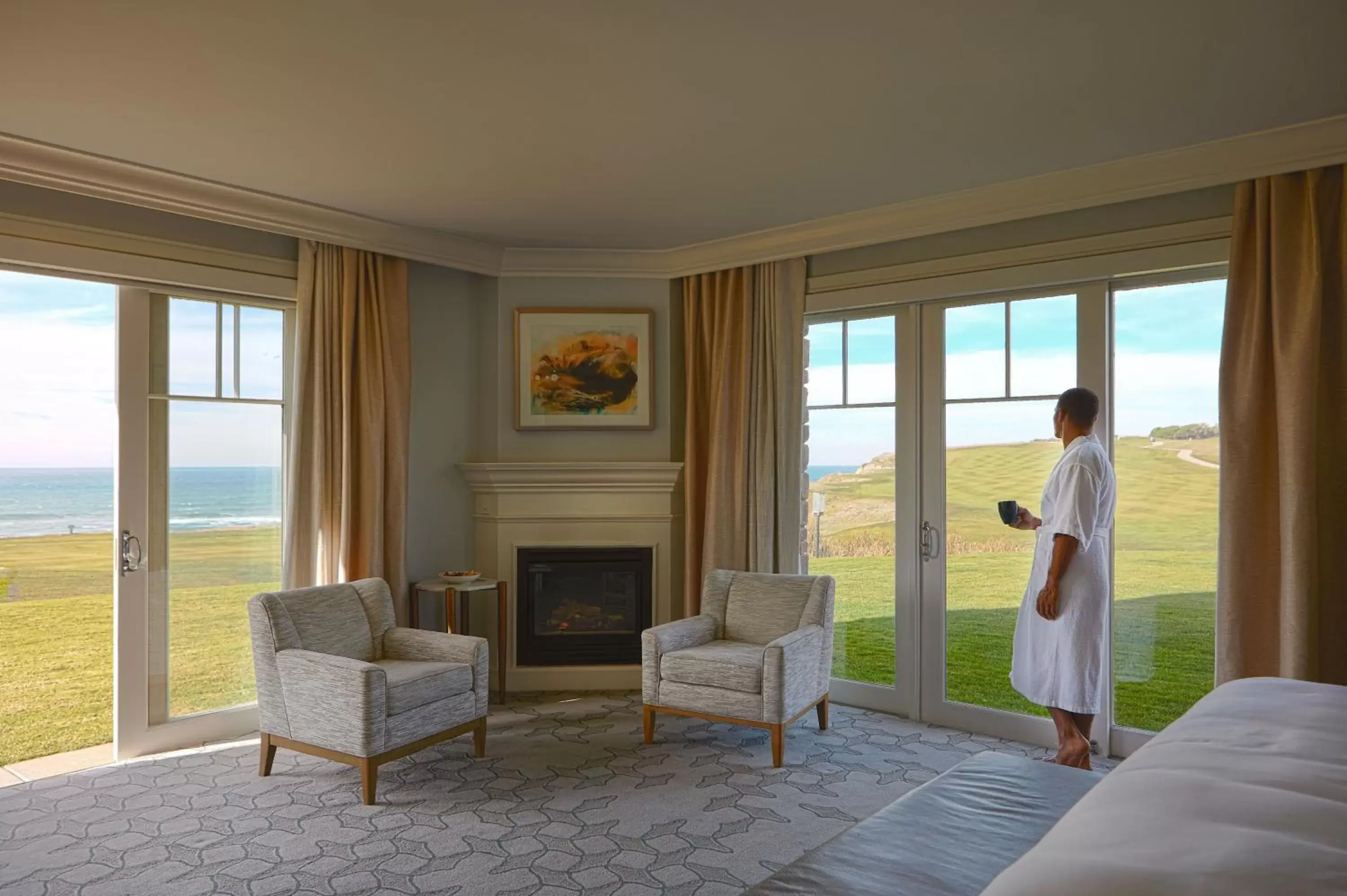 Bed in The Ritz-Carlton, Half Moon Bay