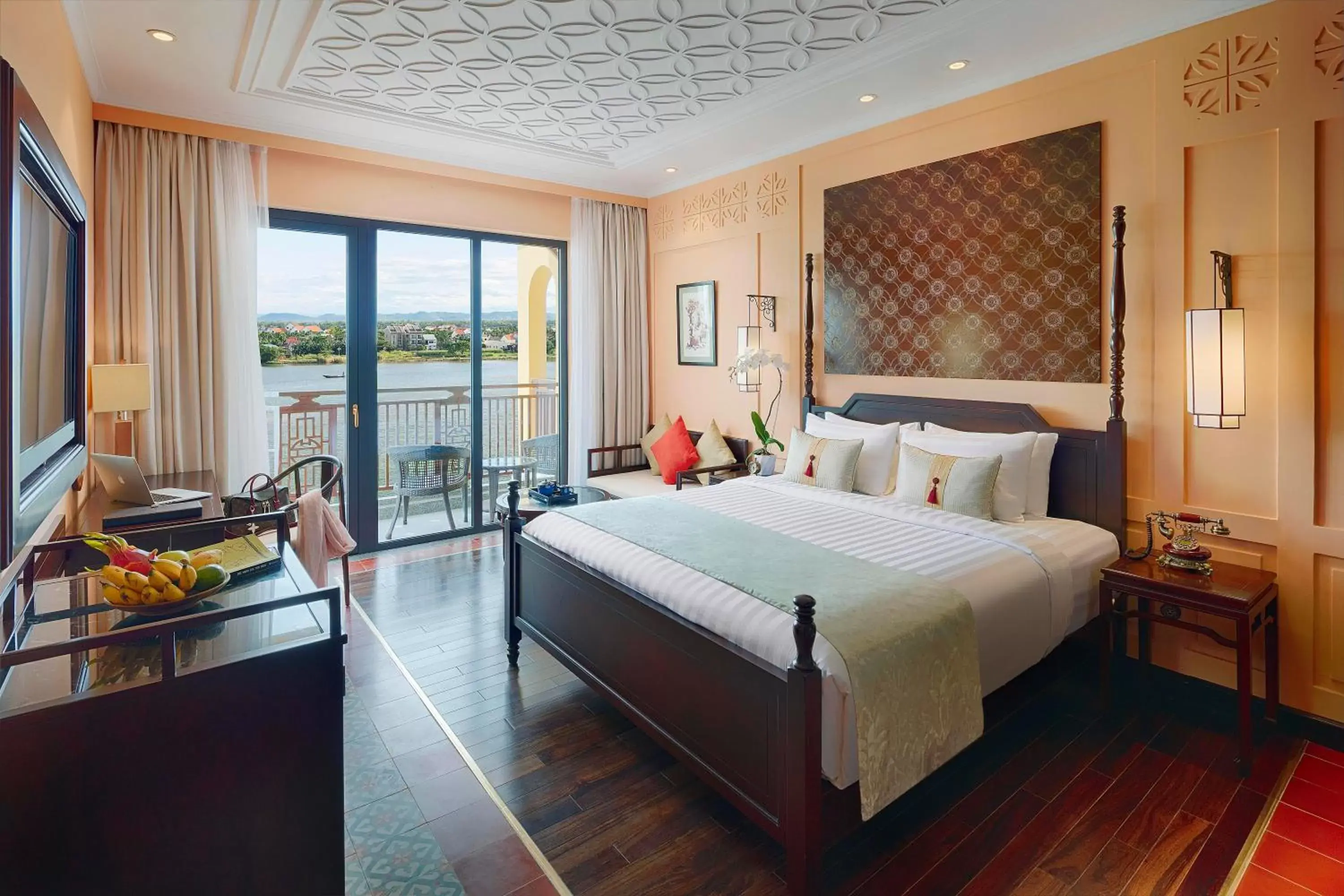 Bed in Little Riverside Hoi An . A Luxury Hotel & Spa Bed in Little Riverside Hoi An . A Luxury Hotel & Spa