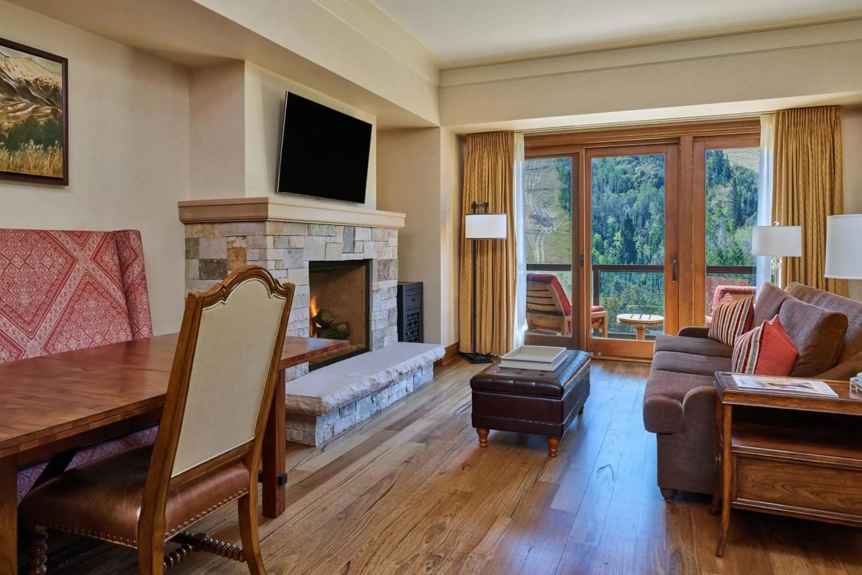 Living room, Seating Area in St. Regis Deer Valley