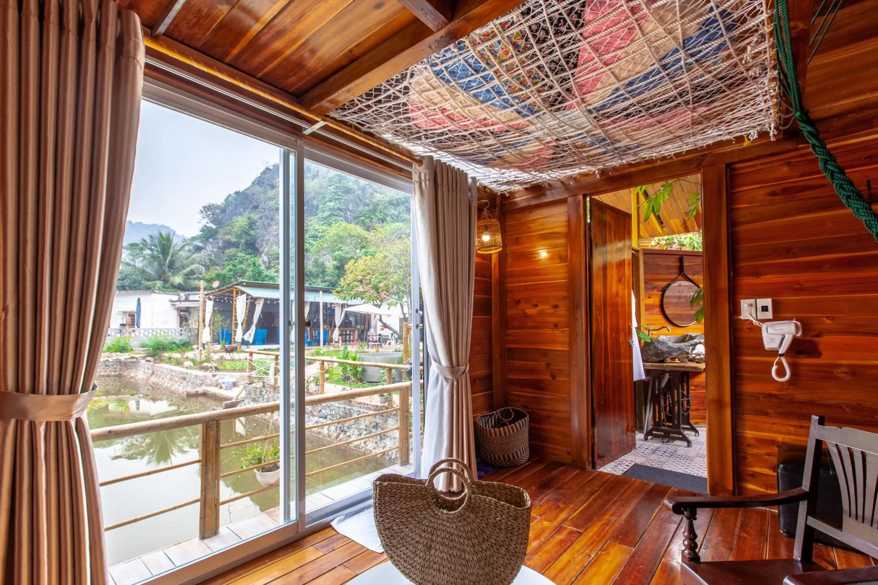 Garden view in Trang An Lamia Bungalow