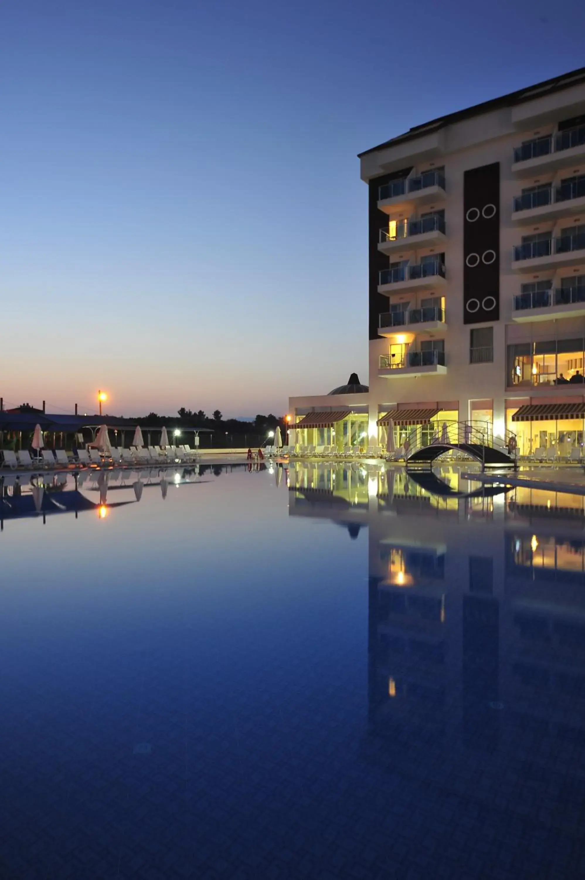 Night, Swimming Pool in Cenger Beach Resort Spa - All Inclusive