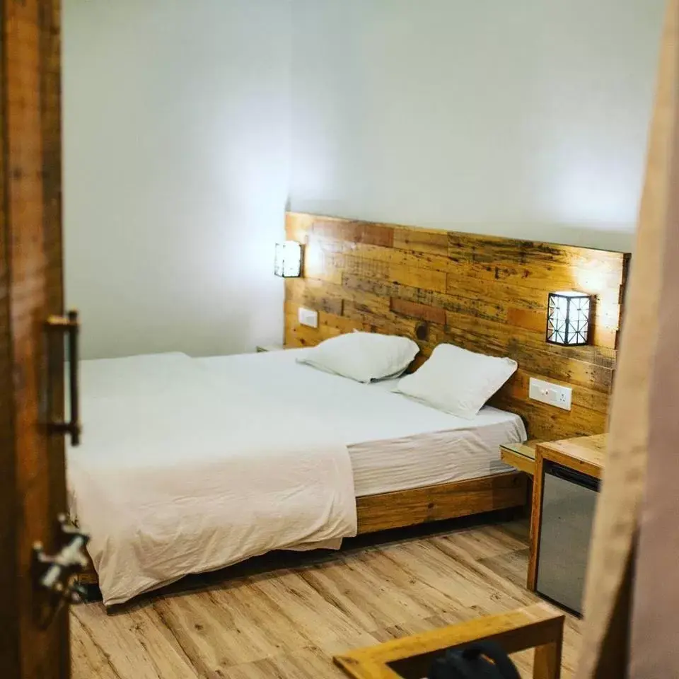 Bed in Hill Top Swiss Cottage Bed in Hill Top Swiss Cottage