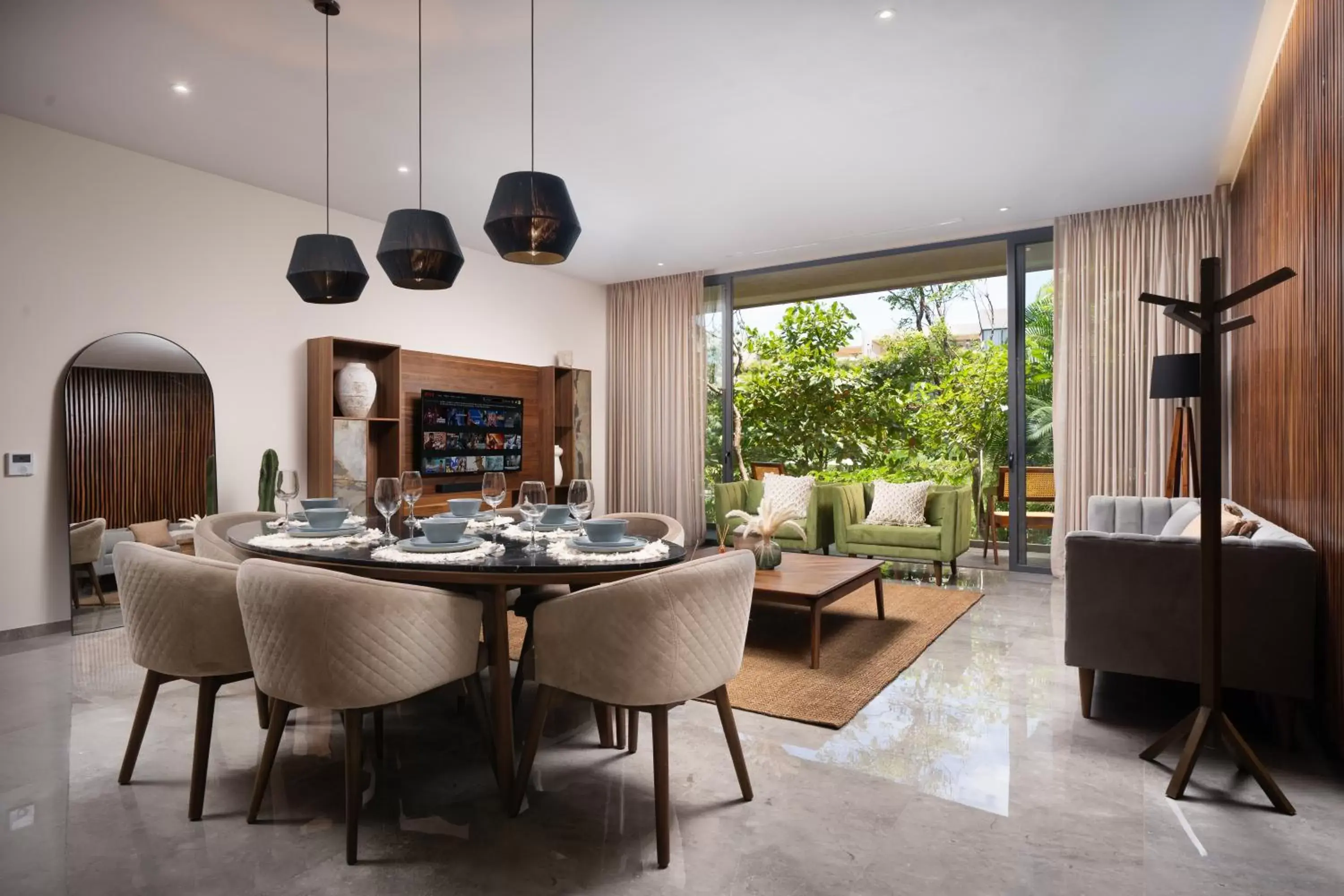 Seating area in MISTIQ Tulum Luxury Apartments