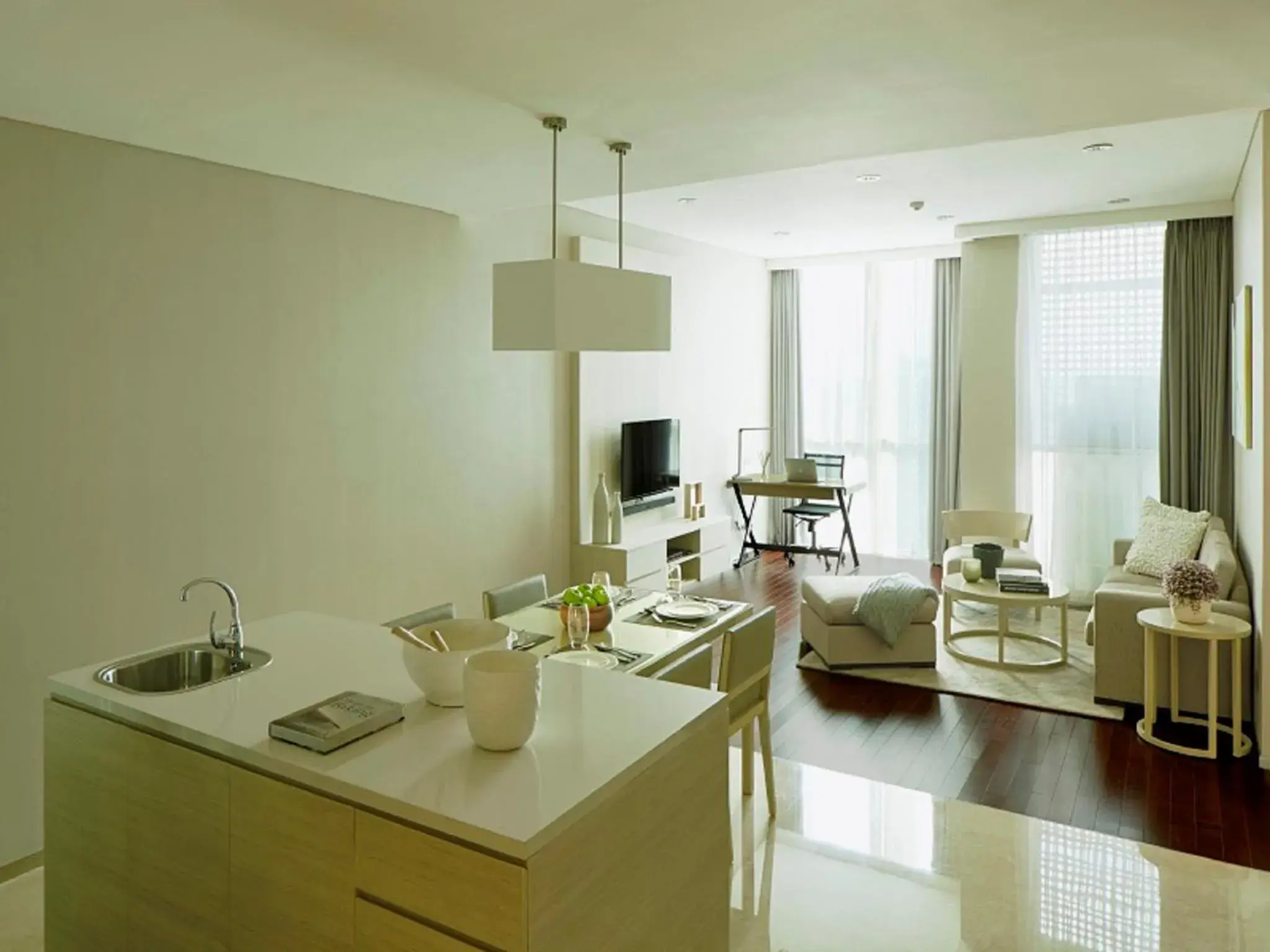 Executive Two-Bedroom Apartment in Fraser Residence Menteng Jakarta