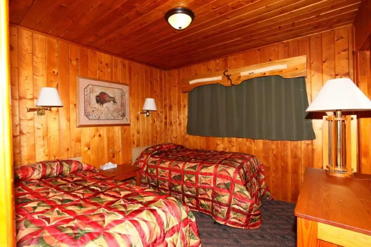 Bed in Copper King Lodge