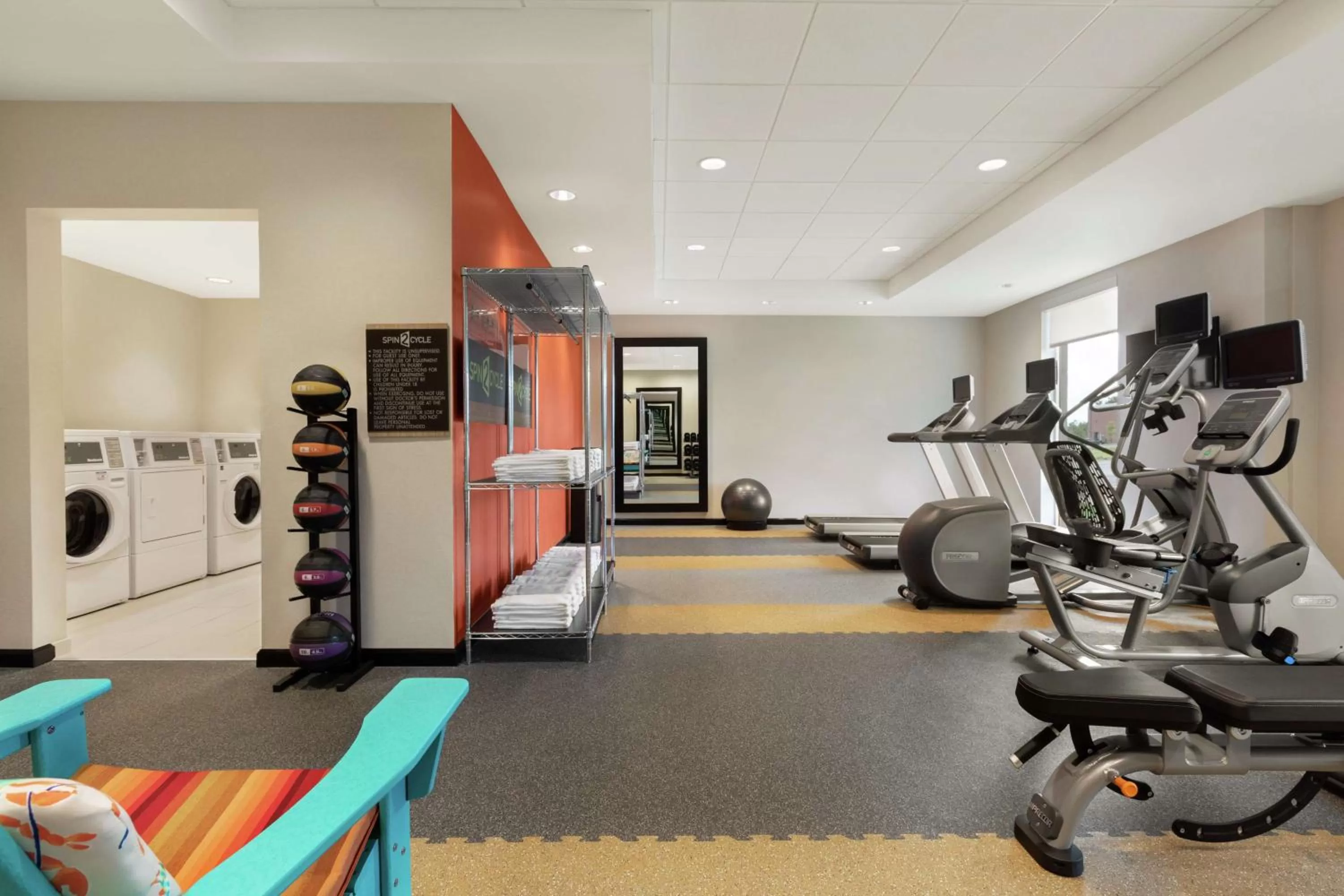 Fitness centre/facilities in Home2 Suites By Hilton Savannah Airport