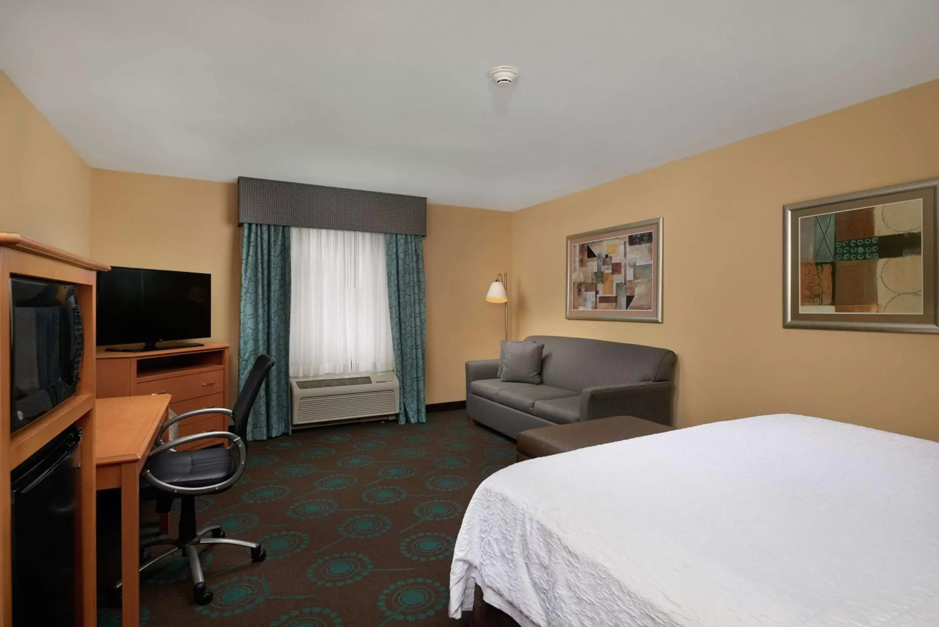 Bedroom, TV/Entertainment Center in Hampton Inn & Suites Canton
