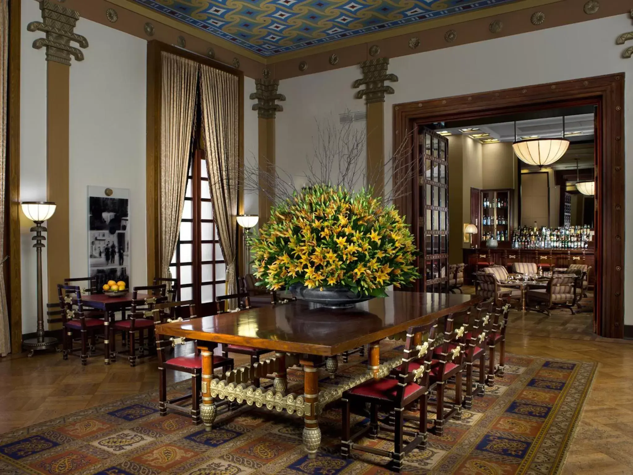 Lounge or bar in King David Hotel Jerusalem Lounge or bar in King David Hotel Jerusalem