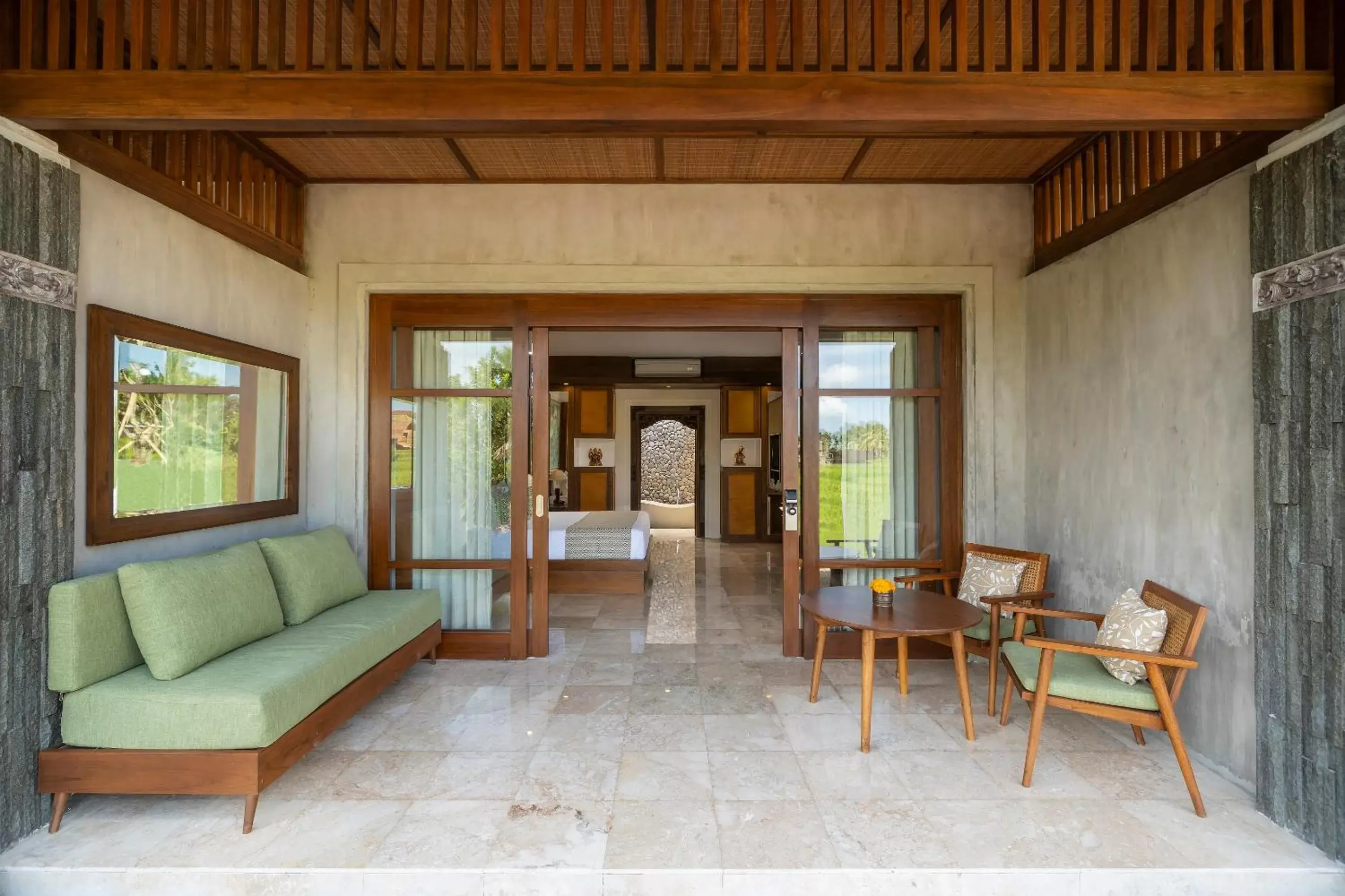 Patio, Seating Area in Adiwana Unagi Suites