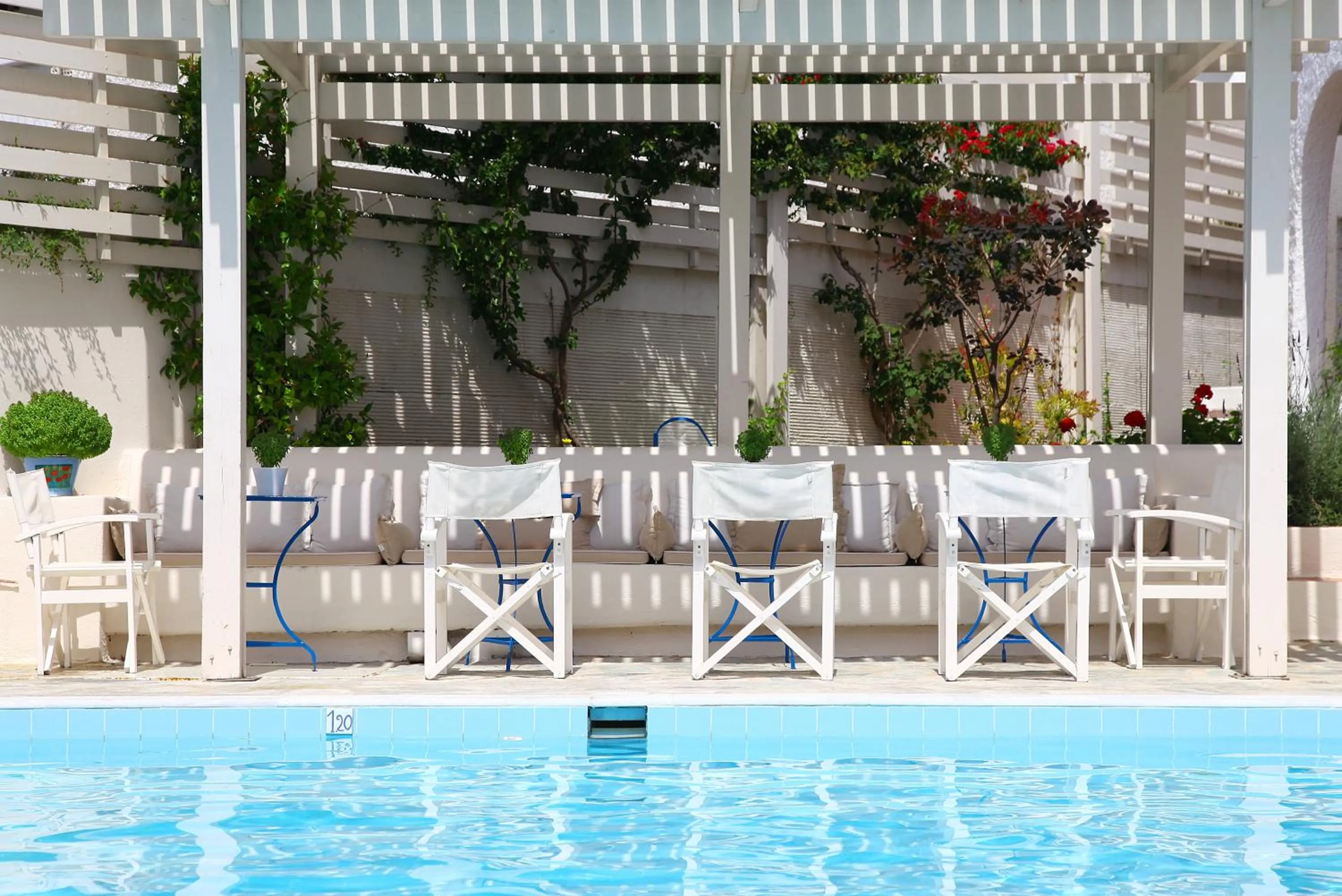 Swimming pool in Skopelos Village Hotel