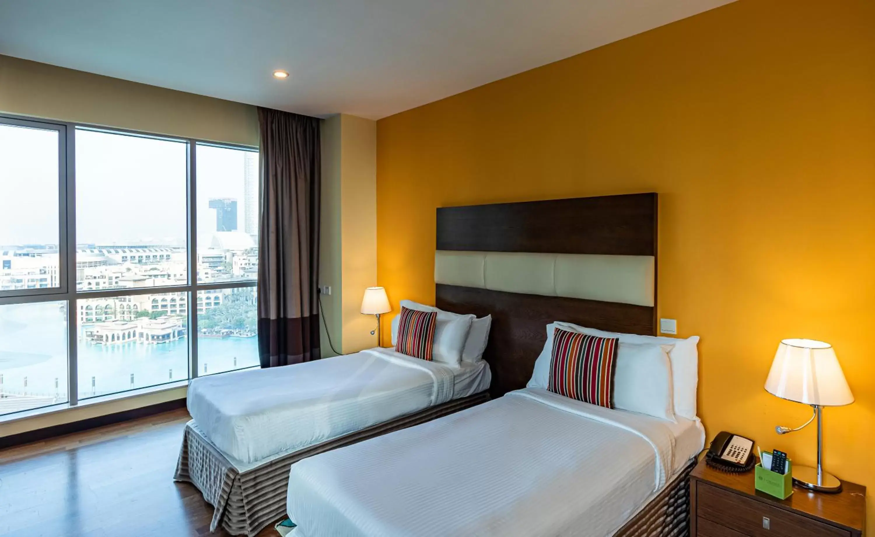 Bed in Ramada Downtown Dubai