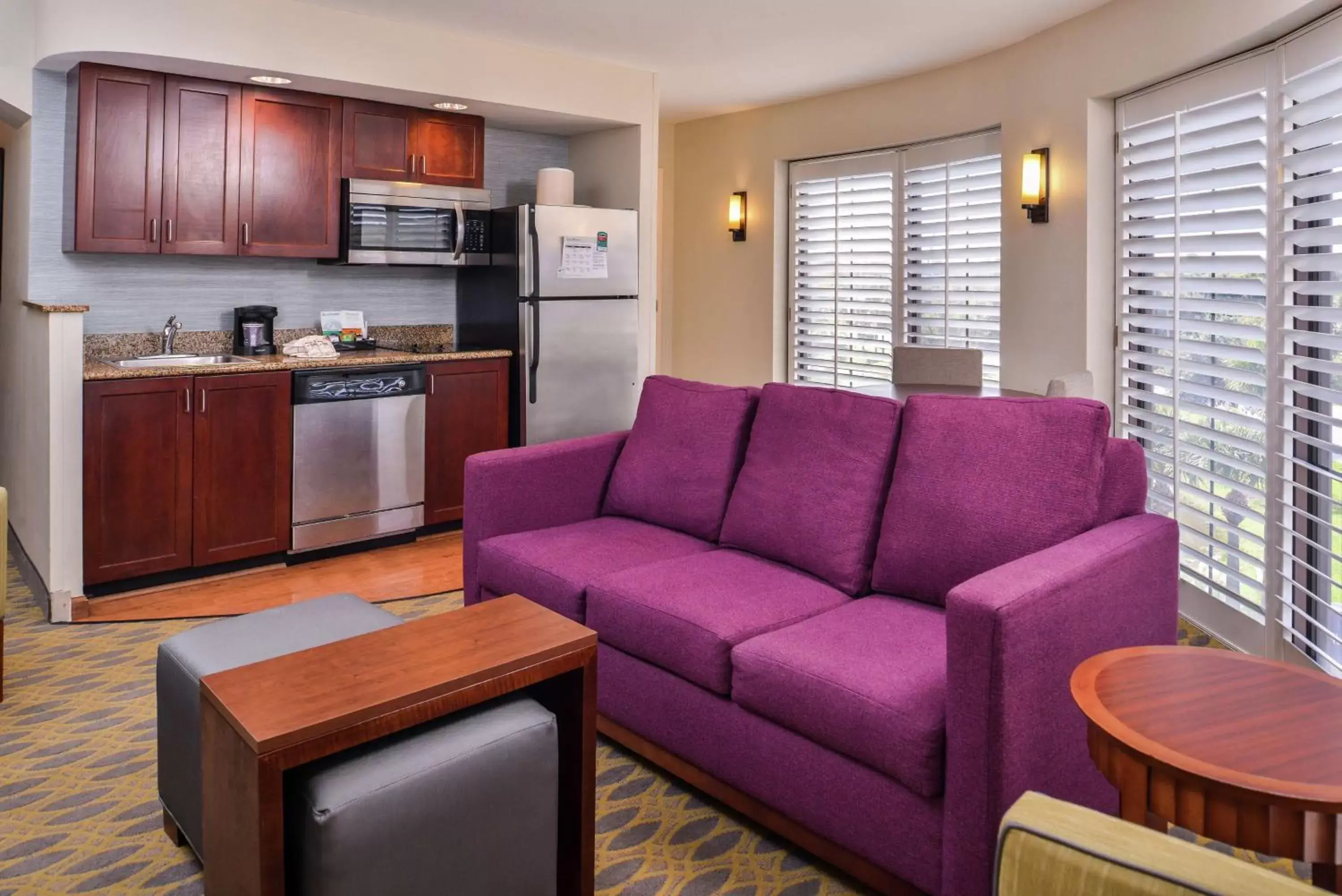 Living room, Seating Area in Homewood Suites by Hilton Jacksonville-Downtown/Southbank