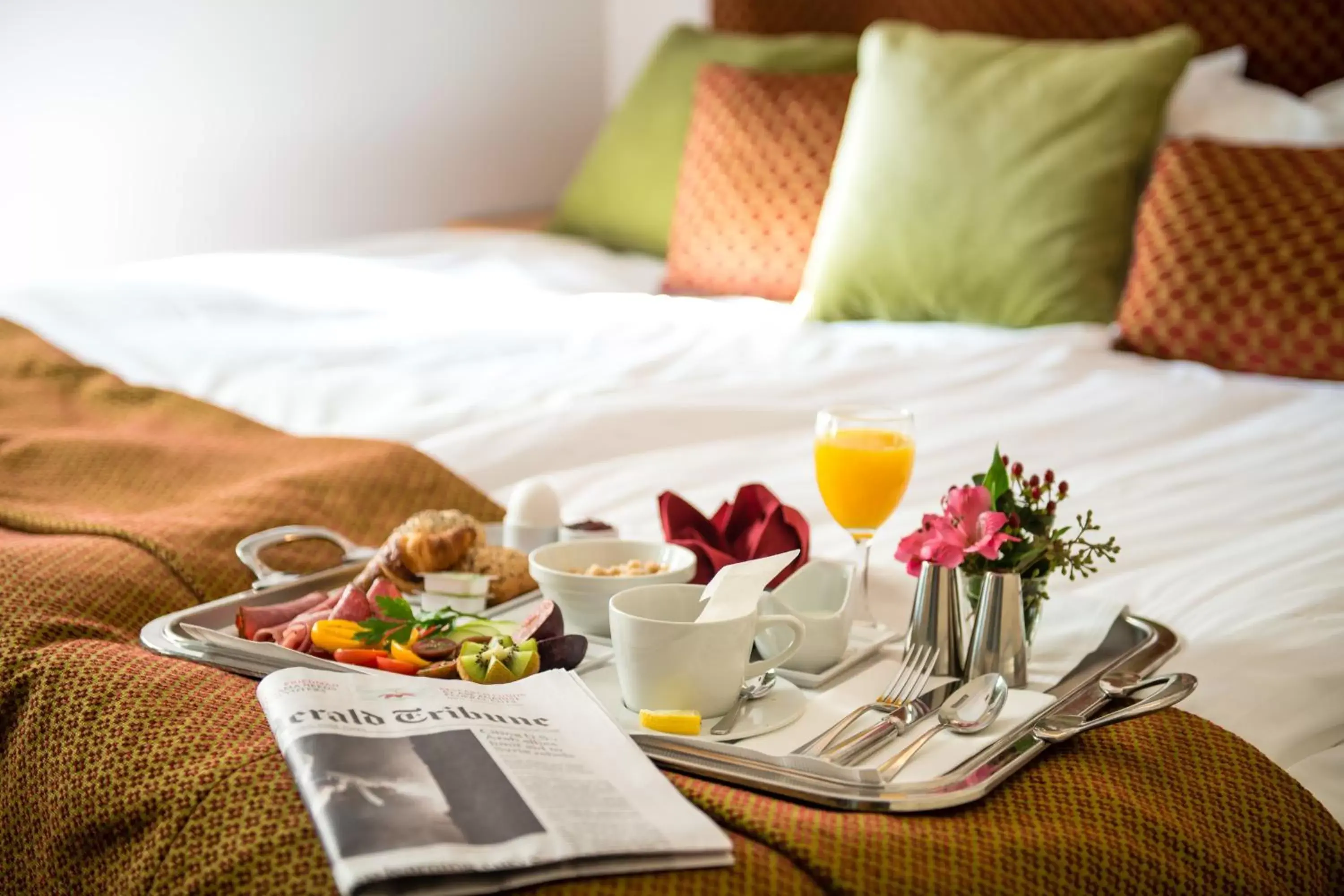 Decorative detail, Bed in Victory Hotel Decorative detail, Bed in Victory Hotel