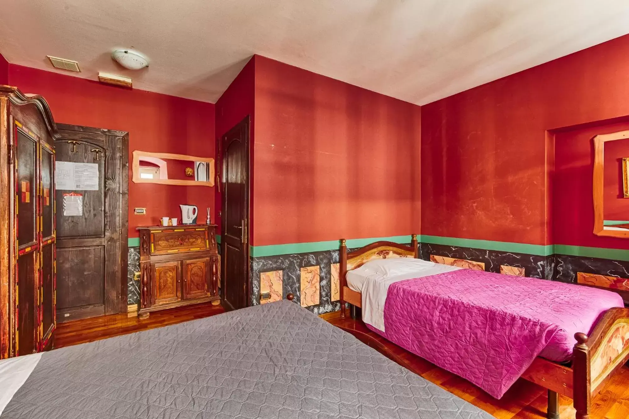 Bed in Hotel Portacavana