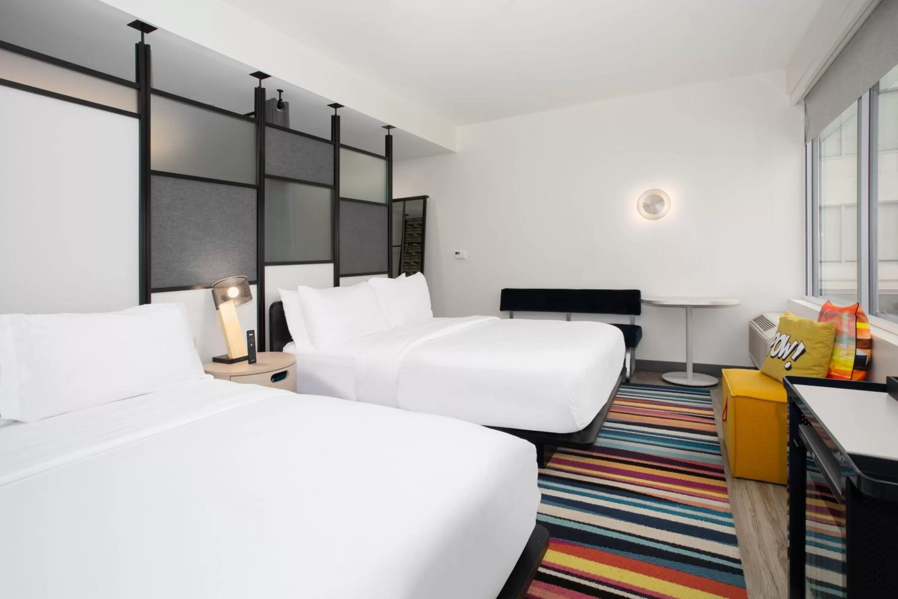 Queen Room with Two Queen Beds - Hearing Accessible in Aloft Omaha Aksarben Village