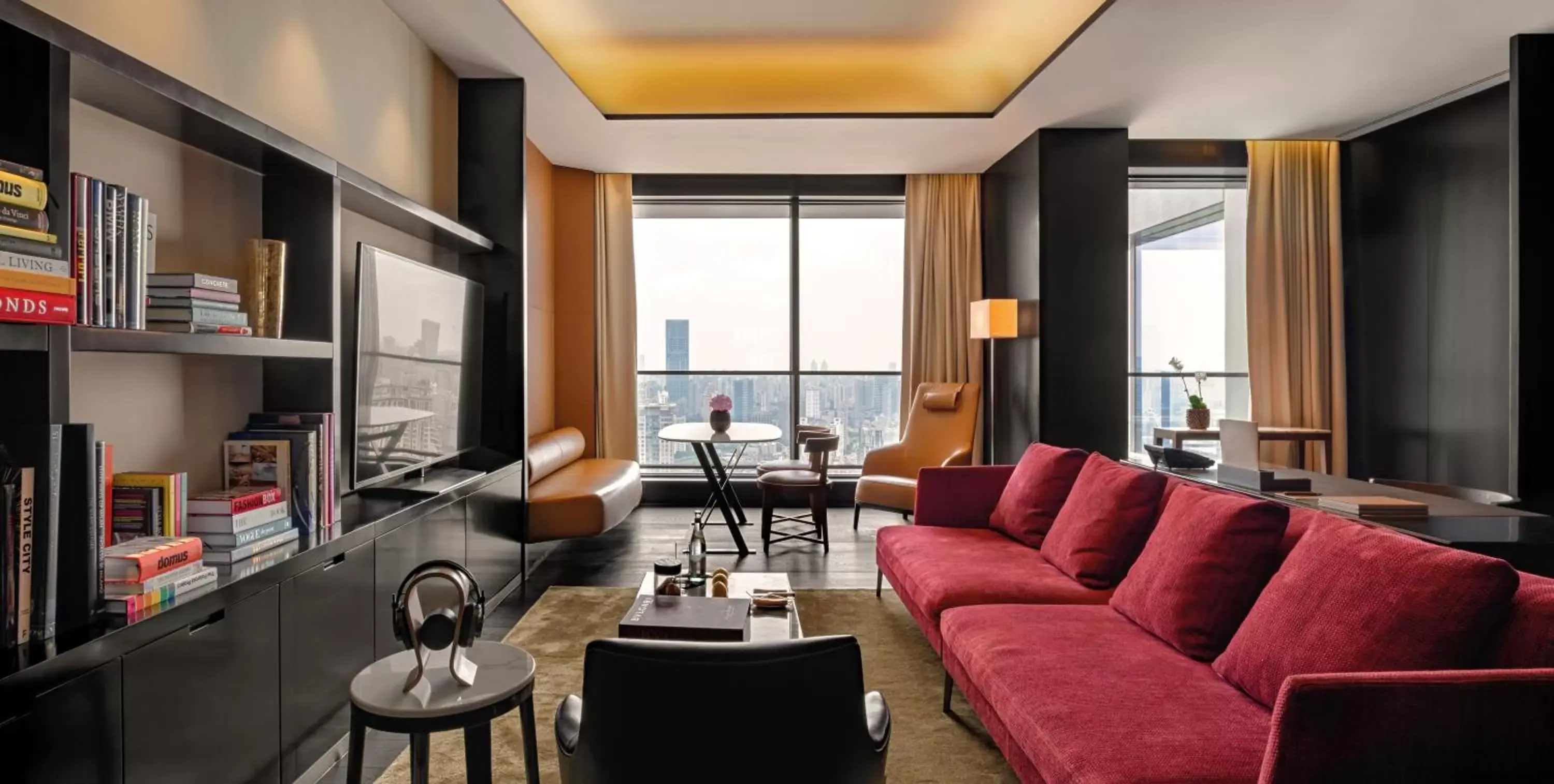 Living room, Seating Area in Bulgari Hotel Shanghai