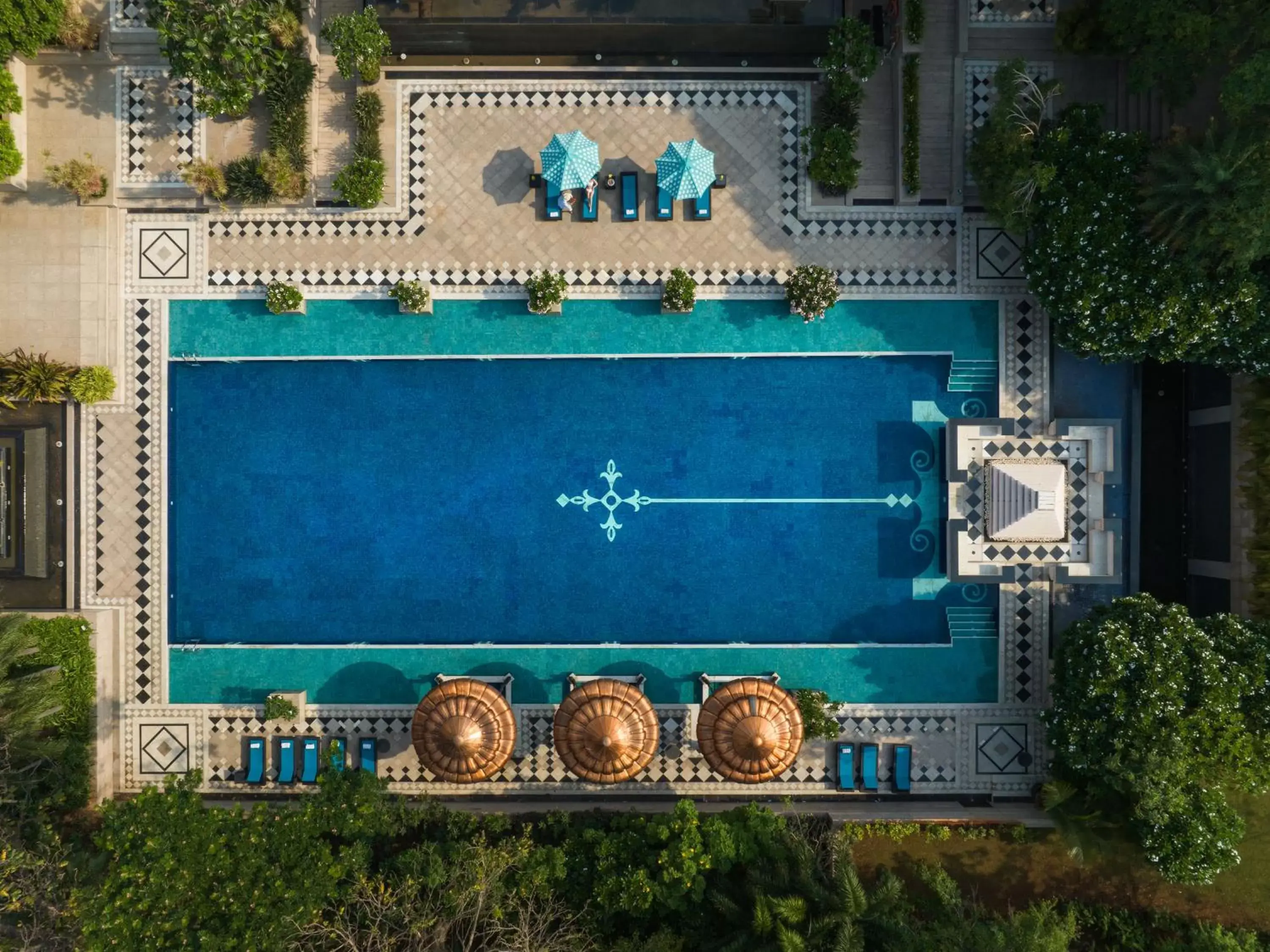 Swimming pool, Pool View in Taj Krishna