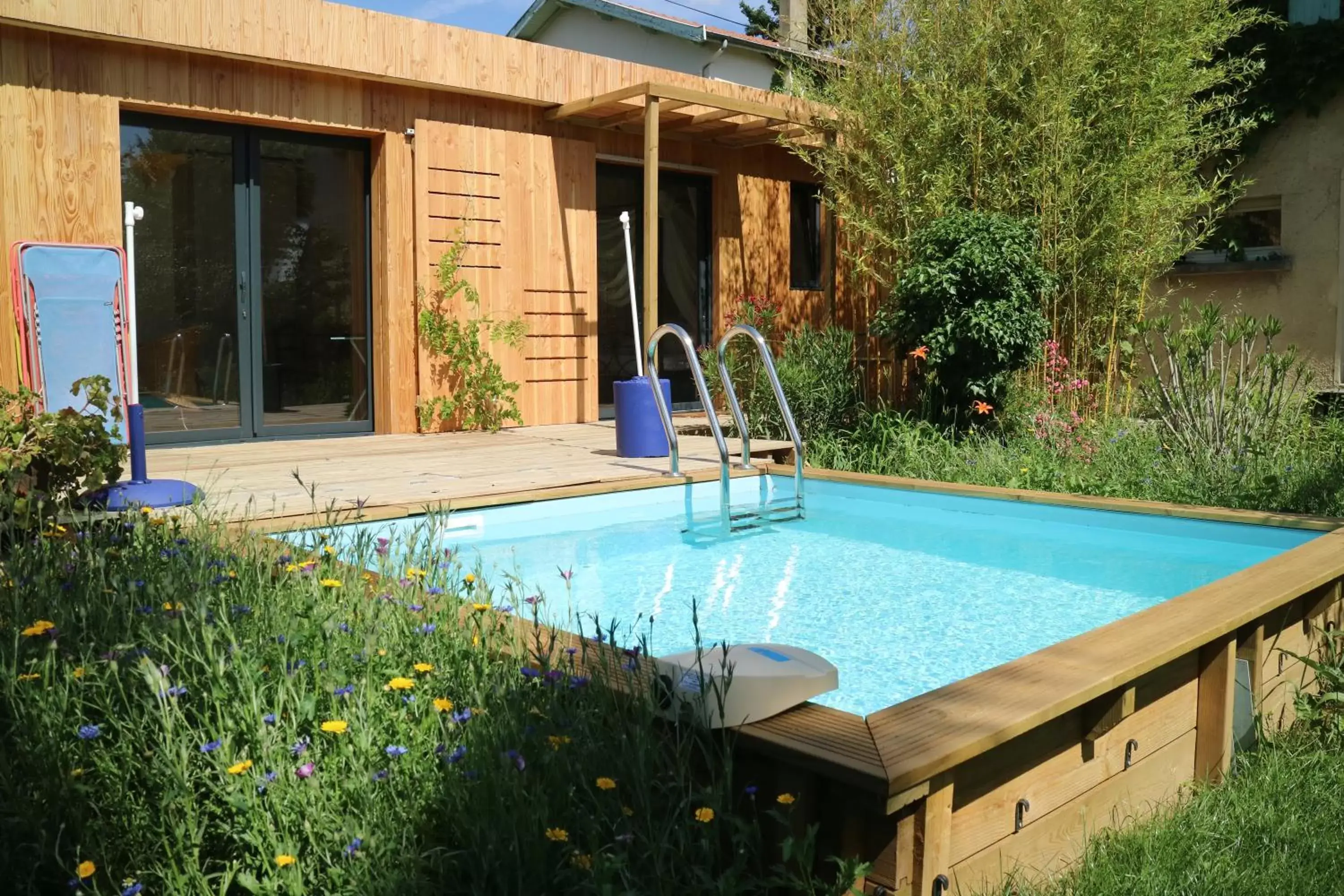 Patio, Swimming Pool in Un temps pour le rêve