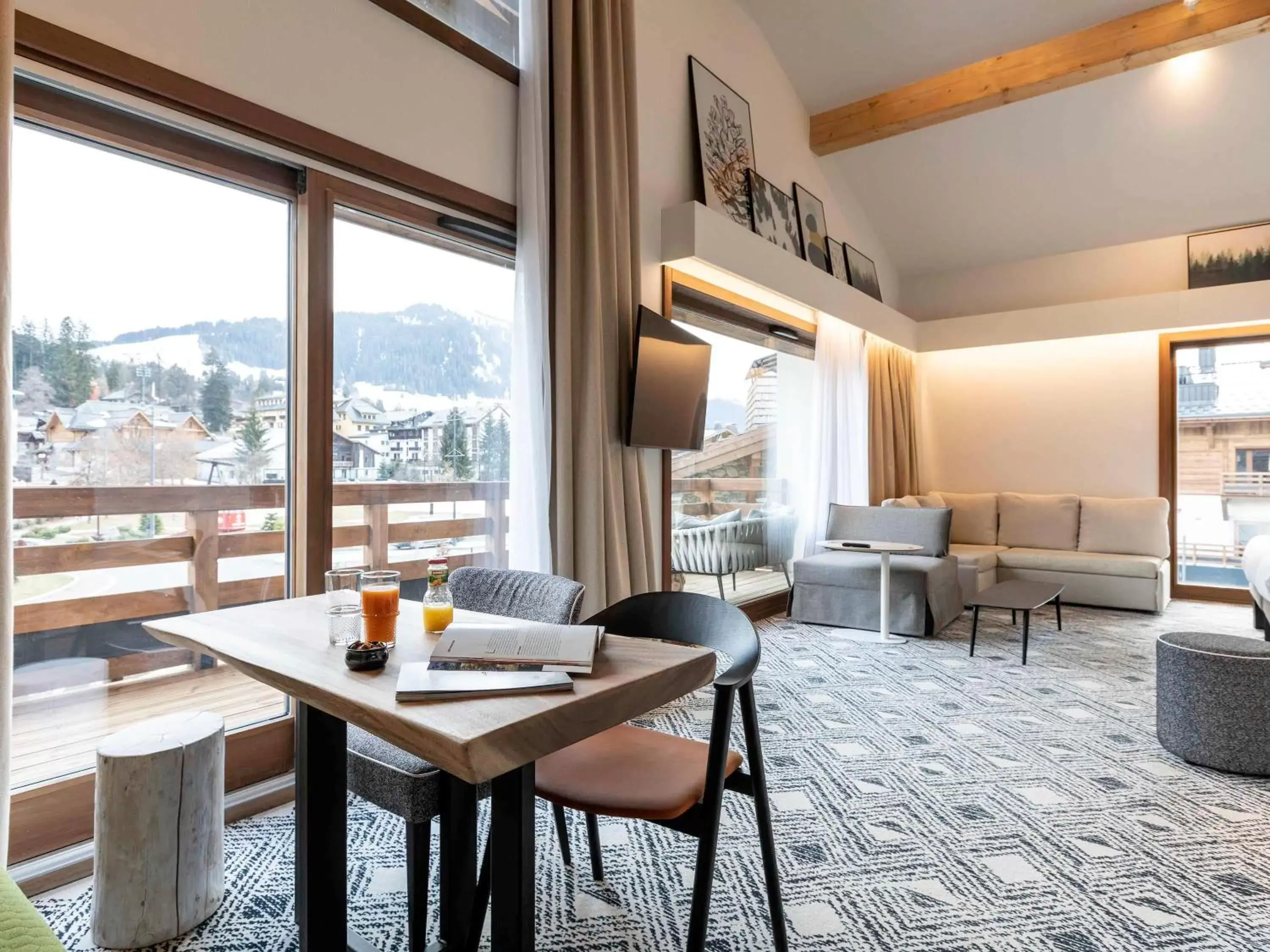 Bedroom in Novotel Megève Mont-Blanc