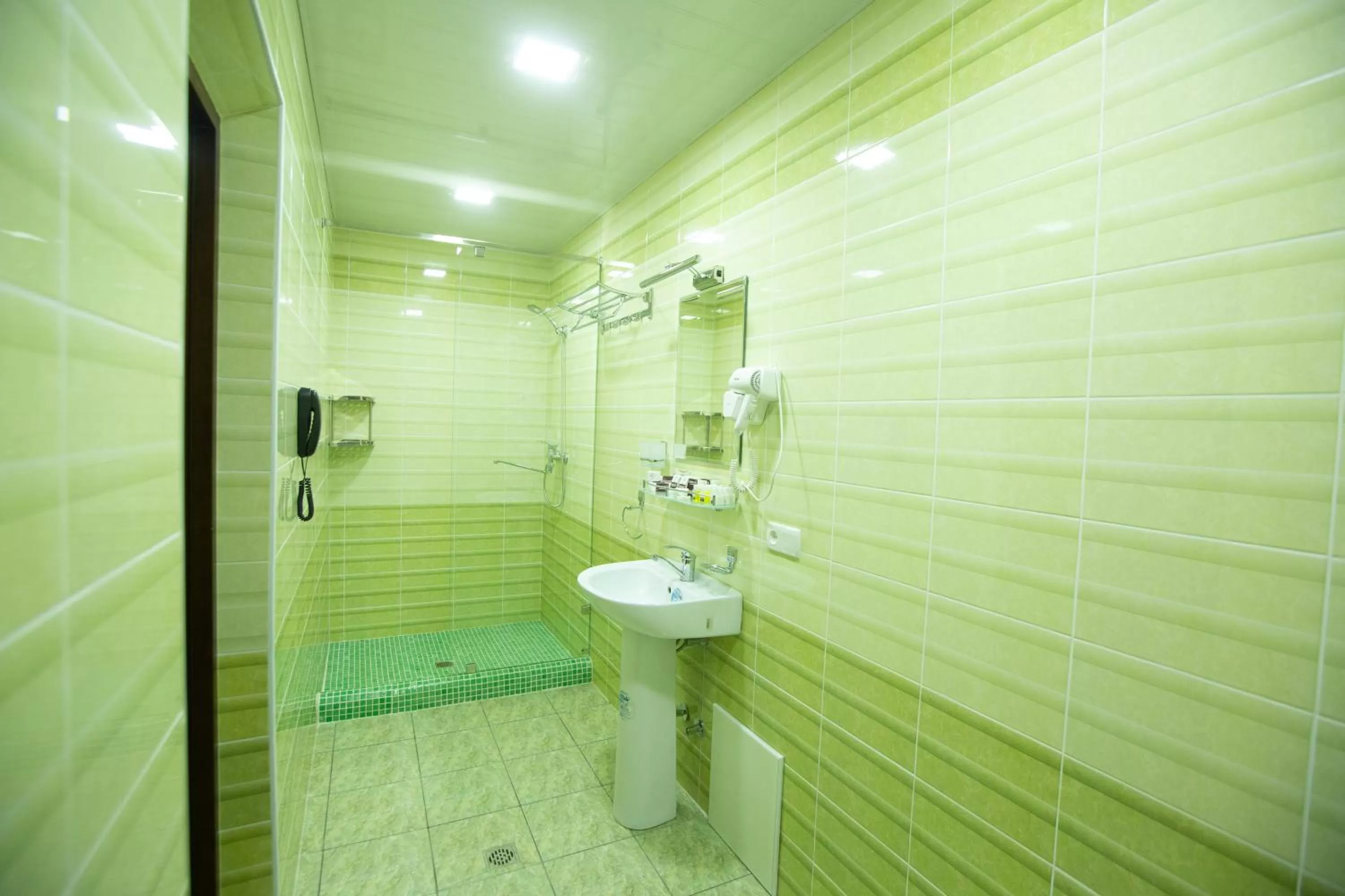 Shower in Mirzo Boutique Hotel