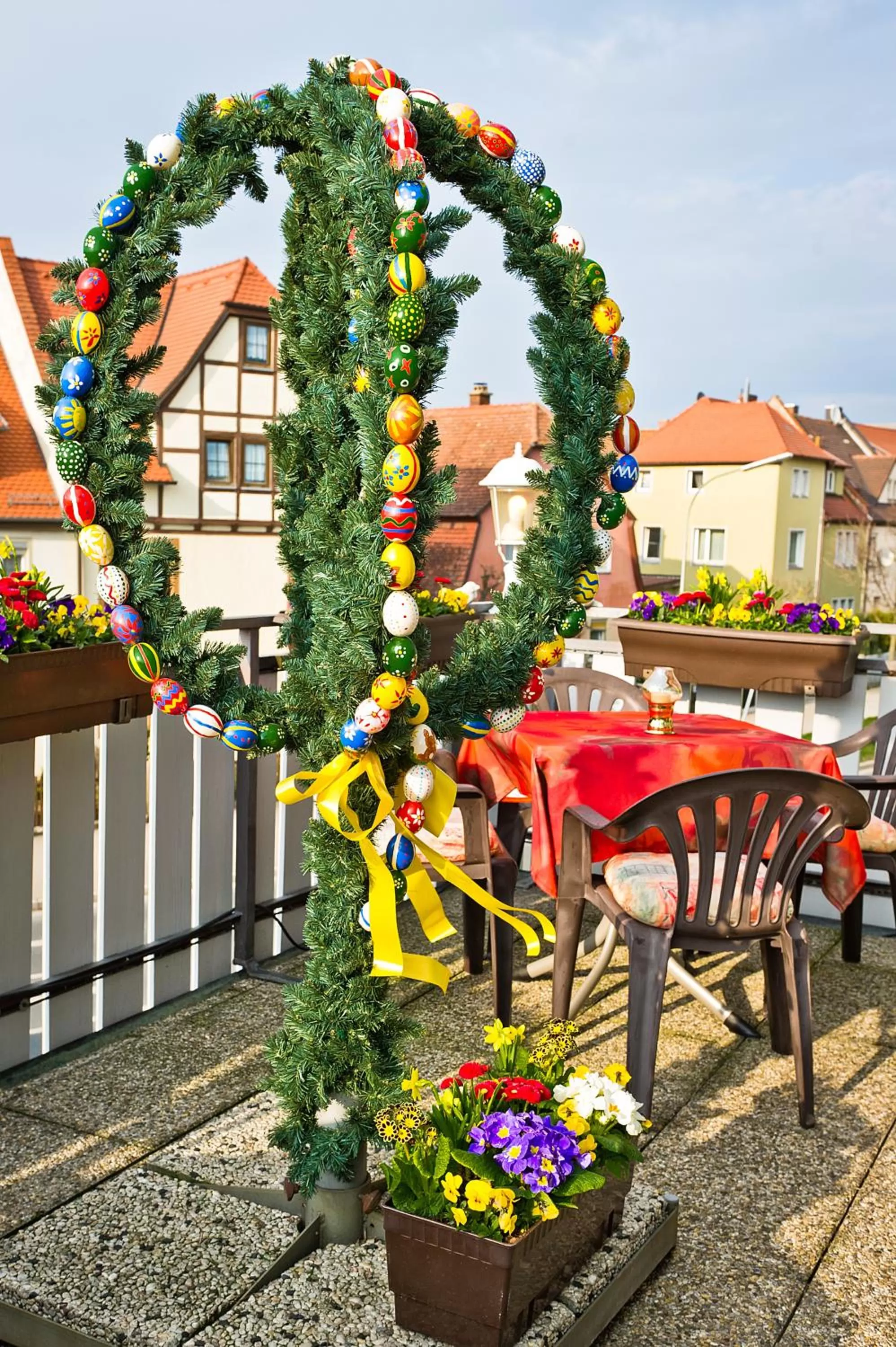 Balcony/Terrace in Hotel Merian Rothenburg