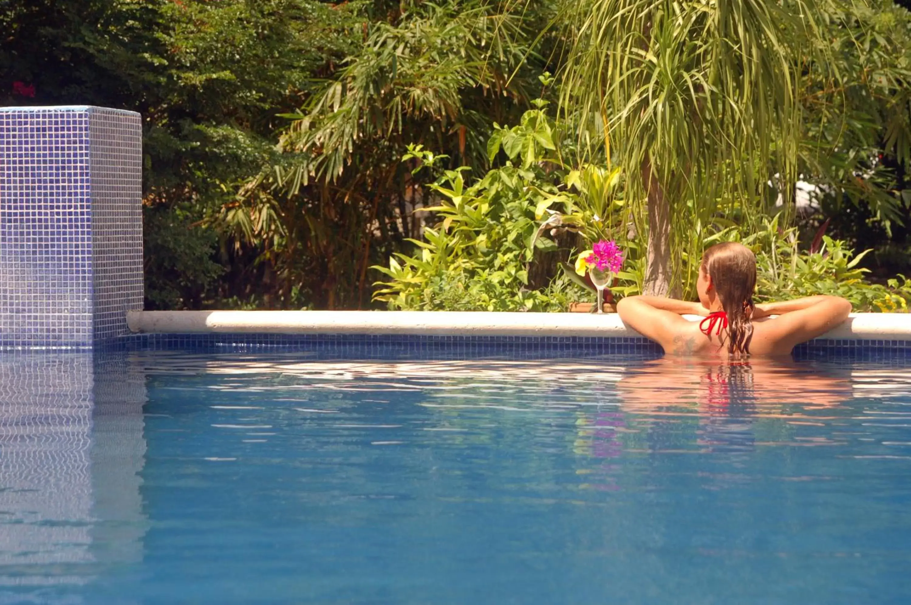 Pool view, Swimming Pool in Villas El Encanto Cozumel