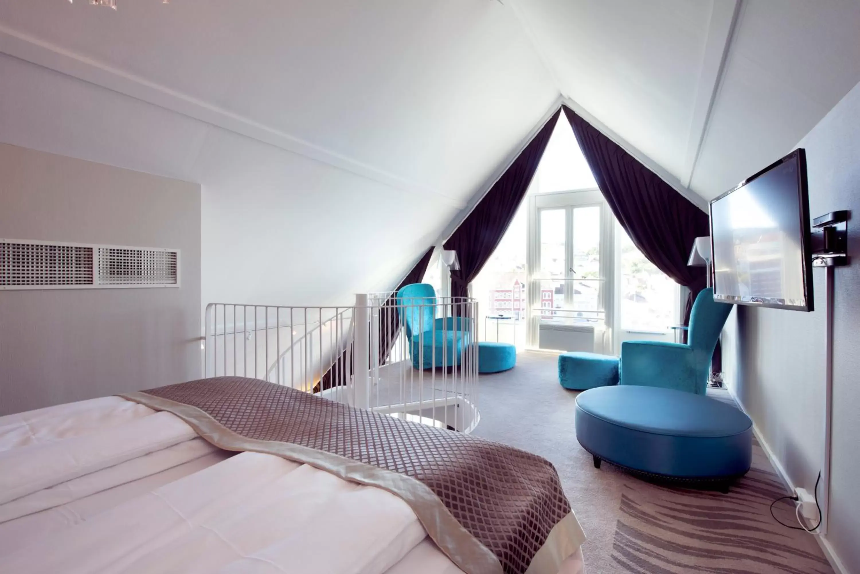 Bed in Clarion Collection Hotel Skagen Brygge