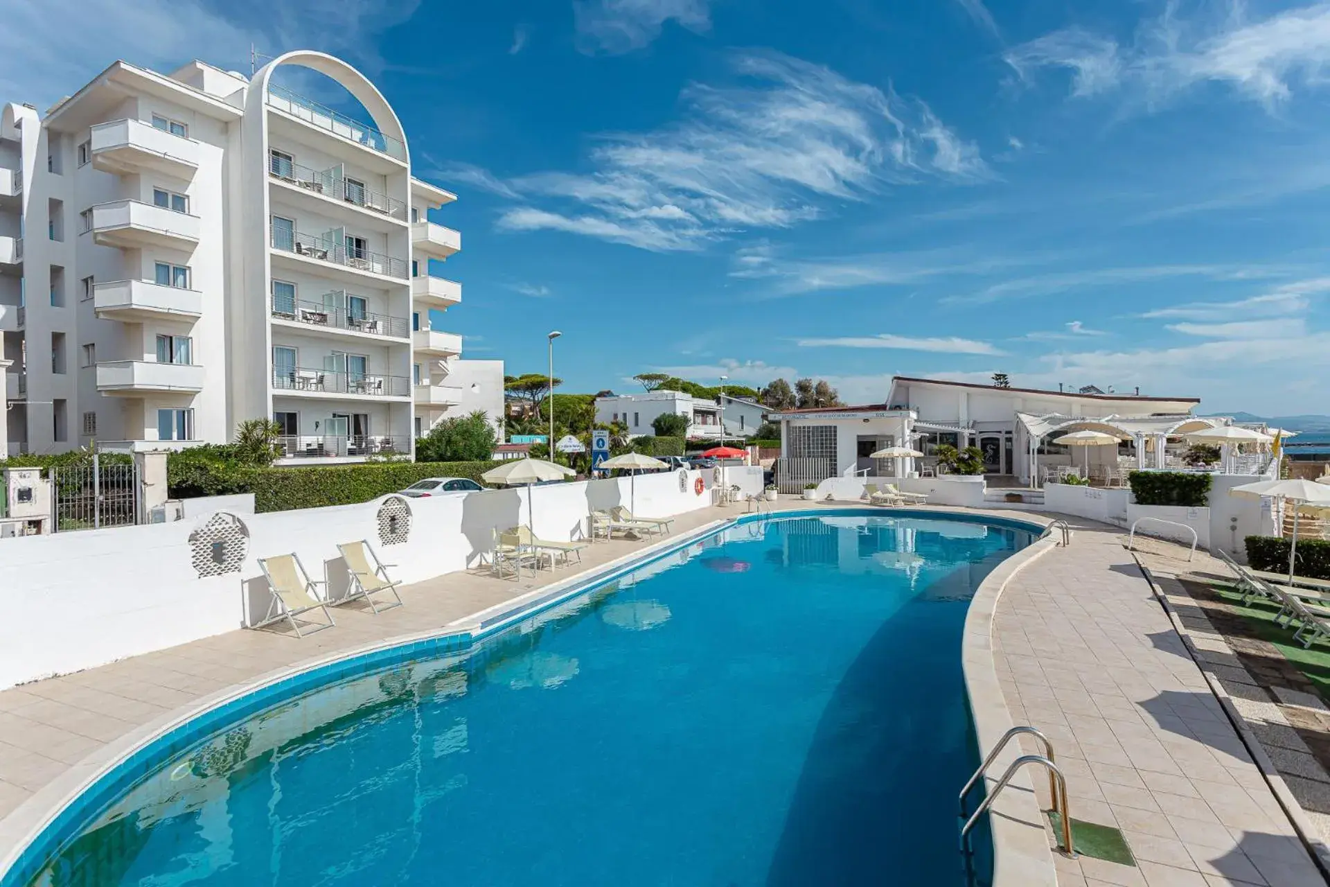 Pool view, Swimming Pool in Hotel Cavalluccio Marino