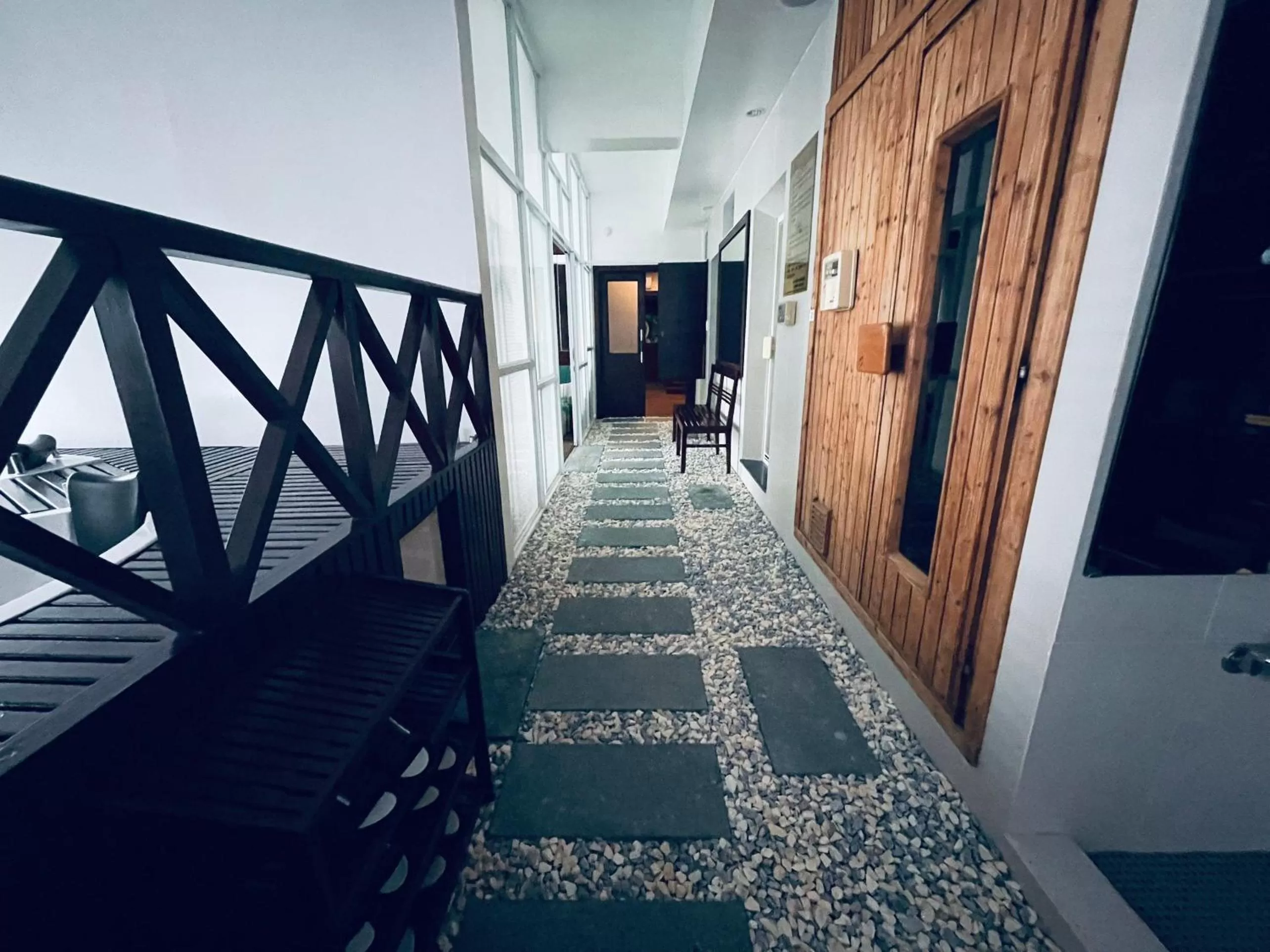 Patio in The Tray Hotel Hai Phong