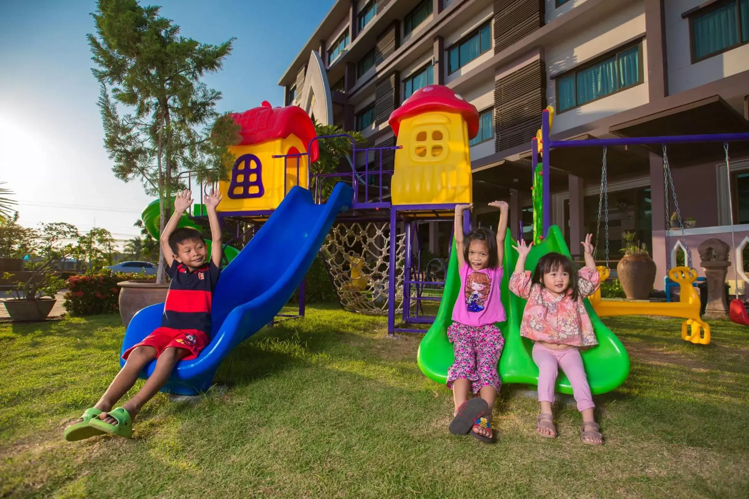 Children play ground in Phanomrungpuri Hotel Buriram