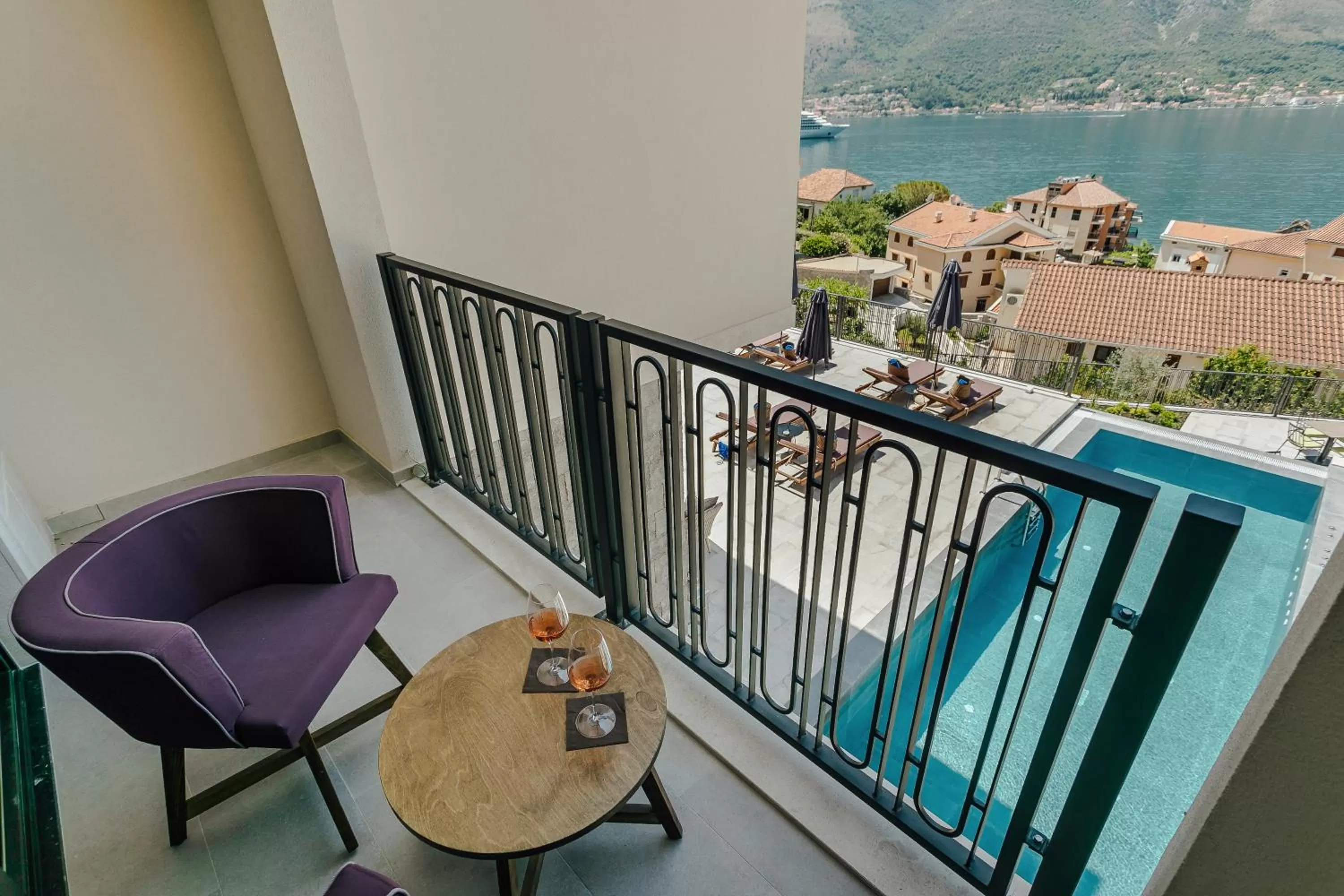 Balcony/Terrace in Boutique Hotel Casa del Mare - Vizura