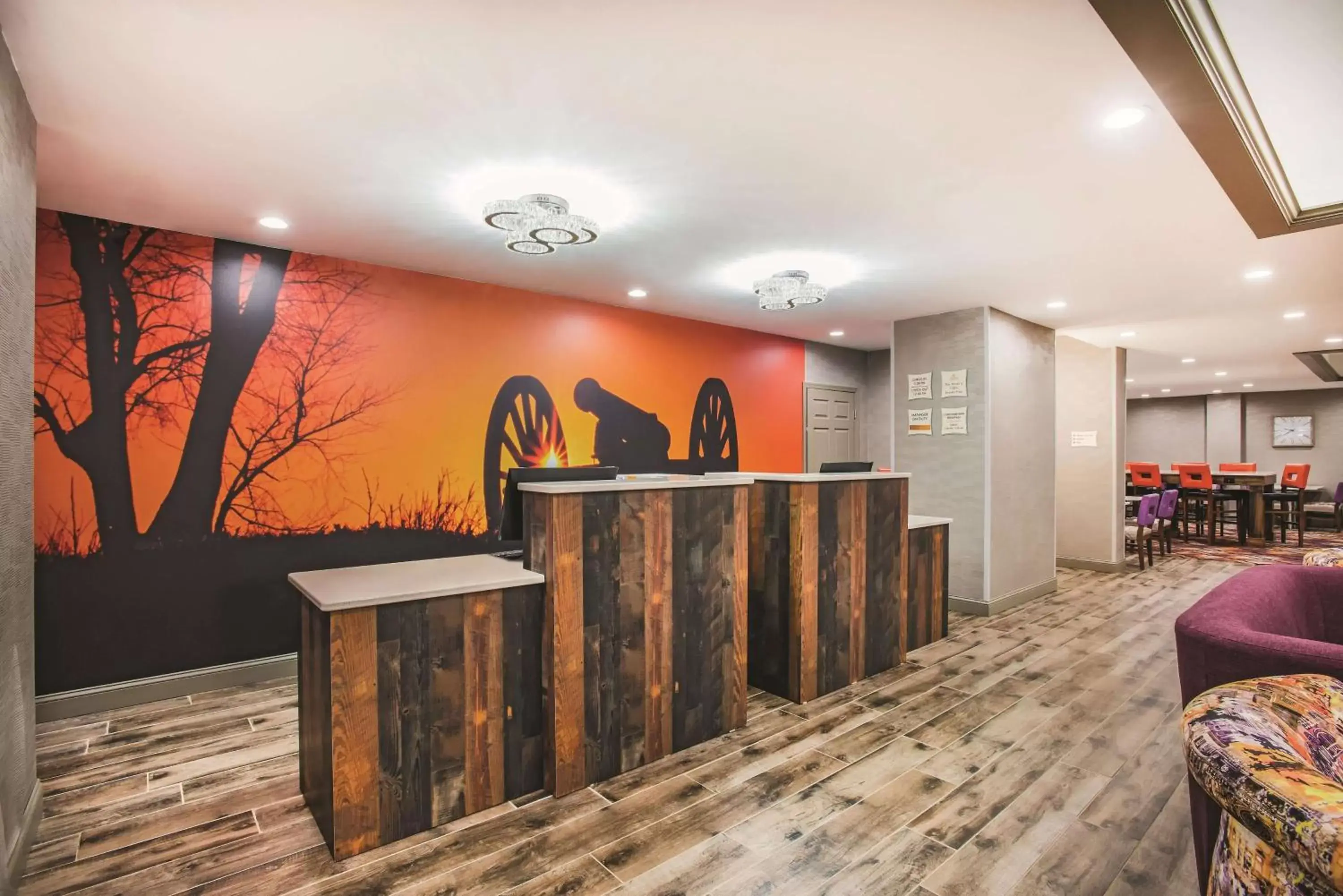 Lobby or reception in La Quinta by Wyndham Chambersburg Lobby or reception in La Quinta by Wyndham Chambersburg