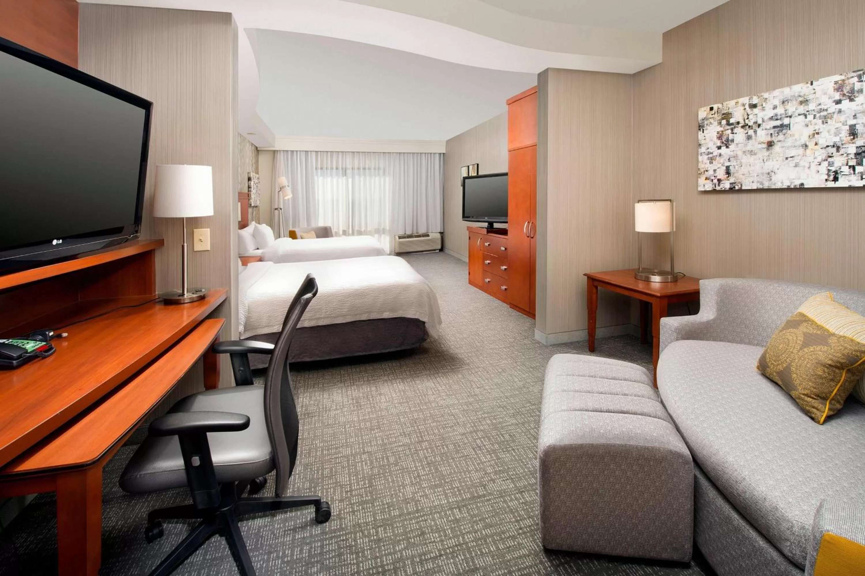 Bedroom, Bed in Courtyard by Marriott Wichita Falls