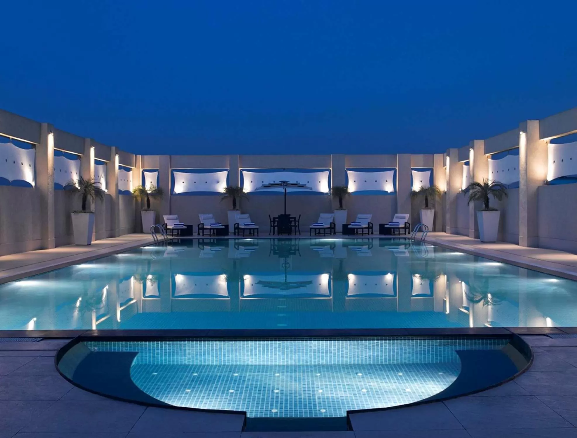 Pool view in Hilton Garden Inn New Delhi/Saket