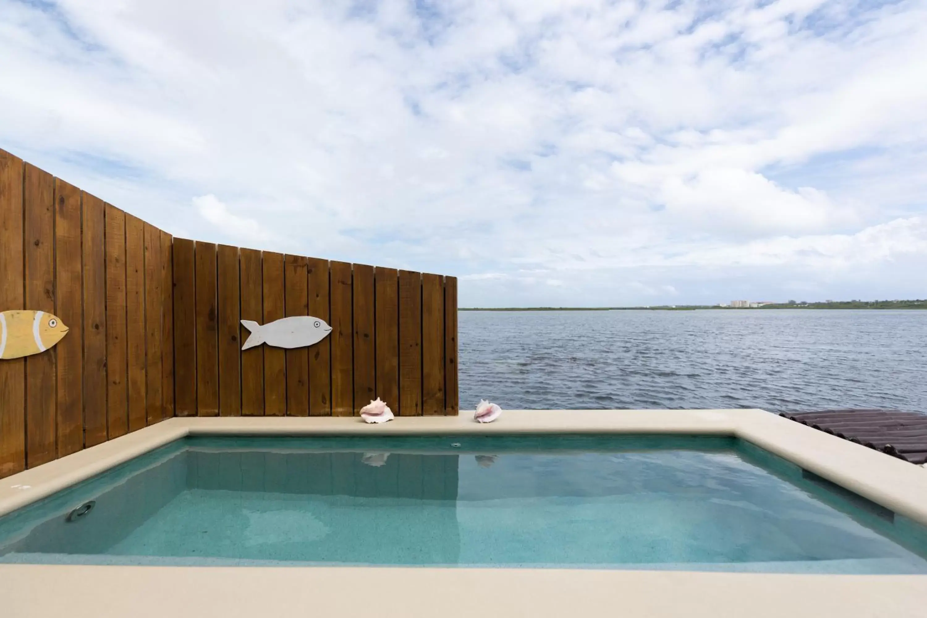 Pool view, Swimming Pool in Lina Point Belize Overwater Resort